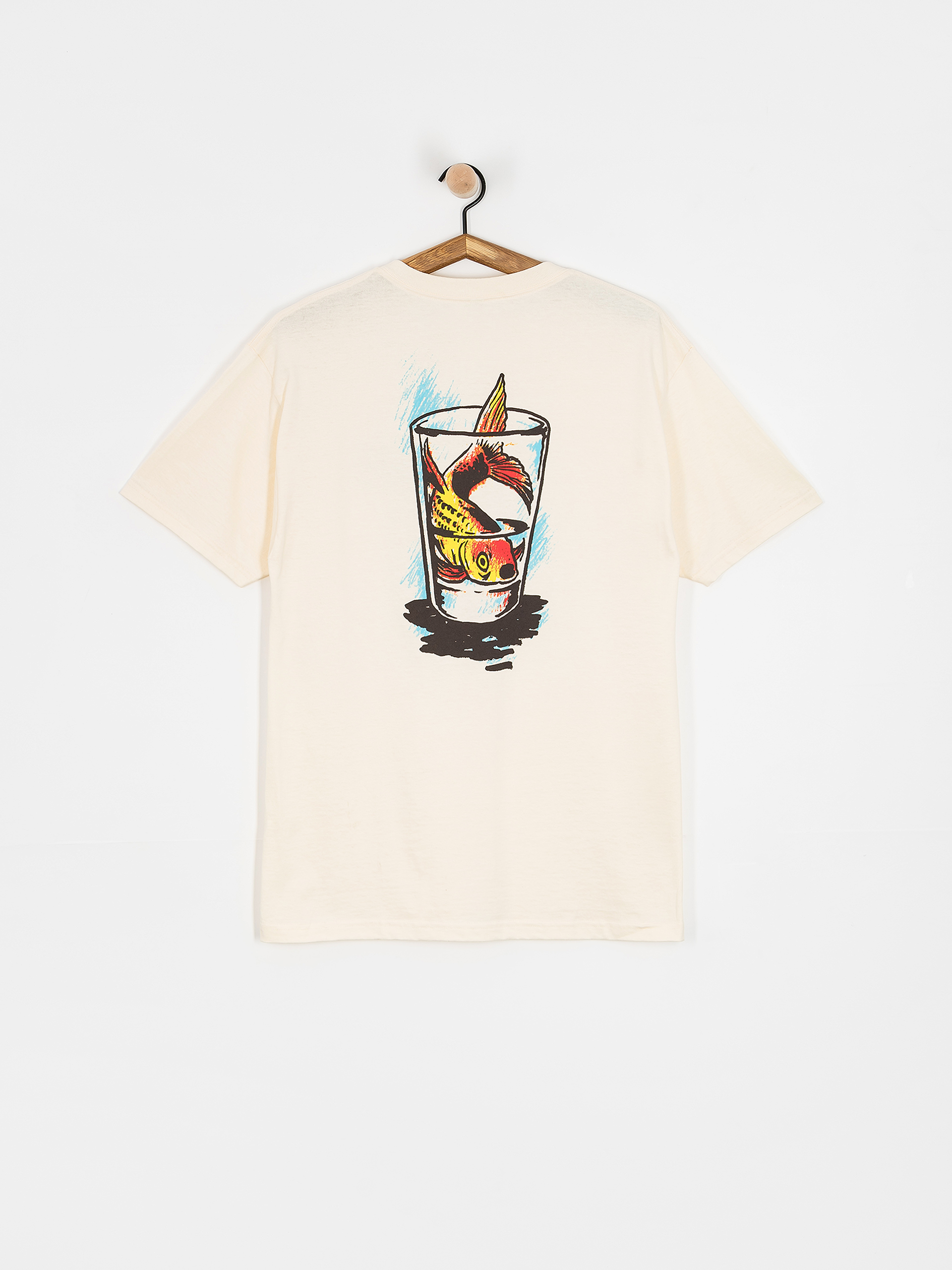 Тениска Antihero Fish Bowl (cream/military)