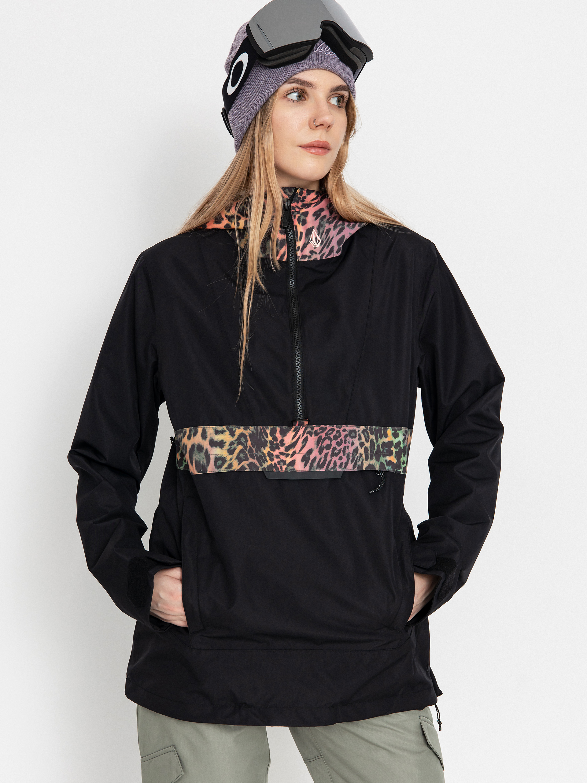 Дамска Сноуборд яке Volcom Ashfield Pullover (black)