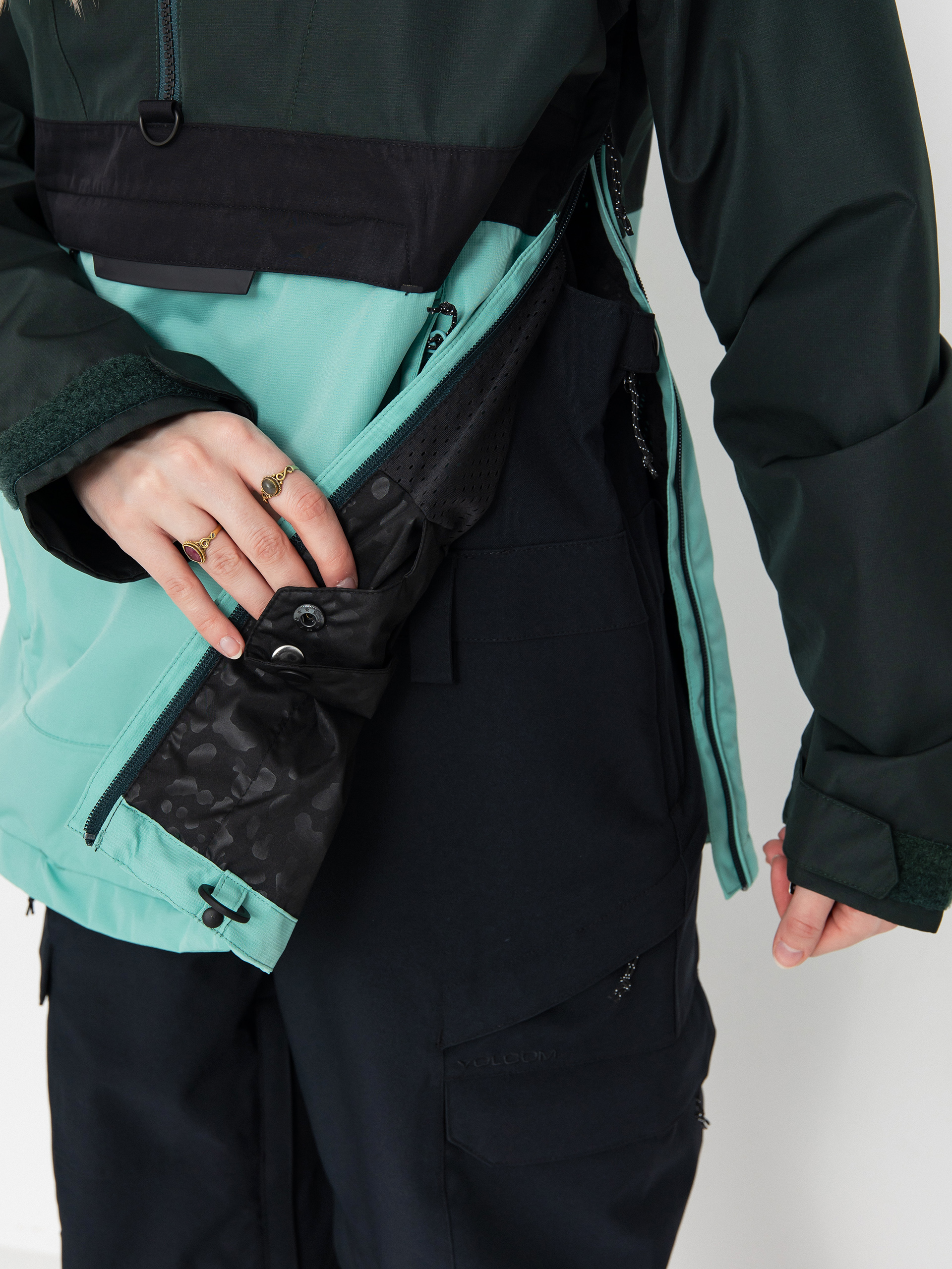 Дамска Сноуборд яке Volcom Ashfield Pullover (wasabi)