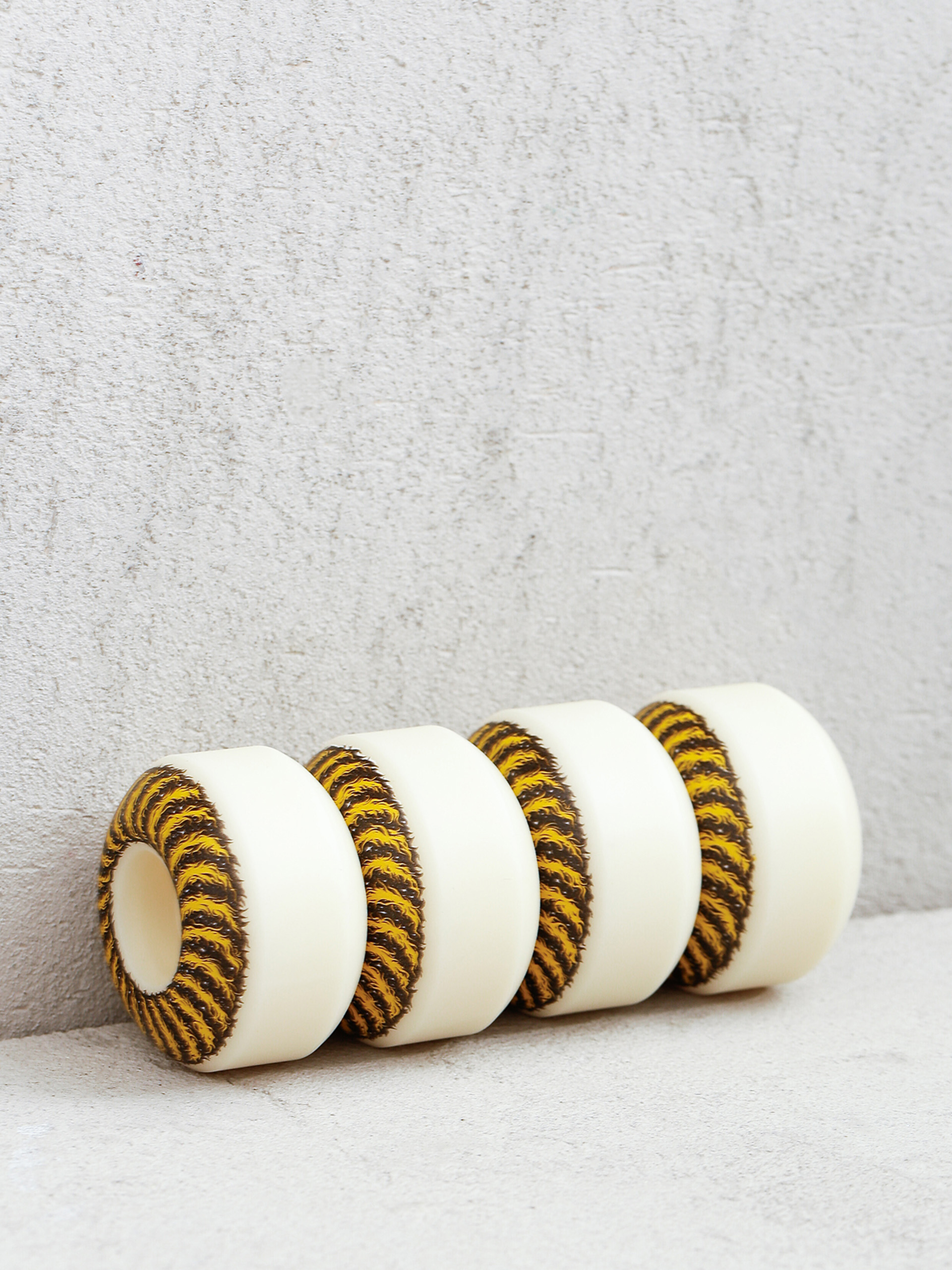 Колелца Spitfire F4 99D Grimple Furry Classic (white/orange)