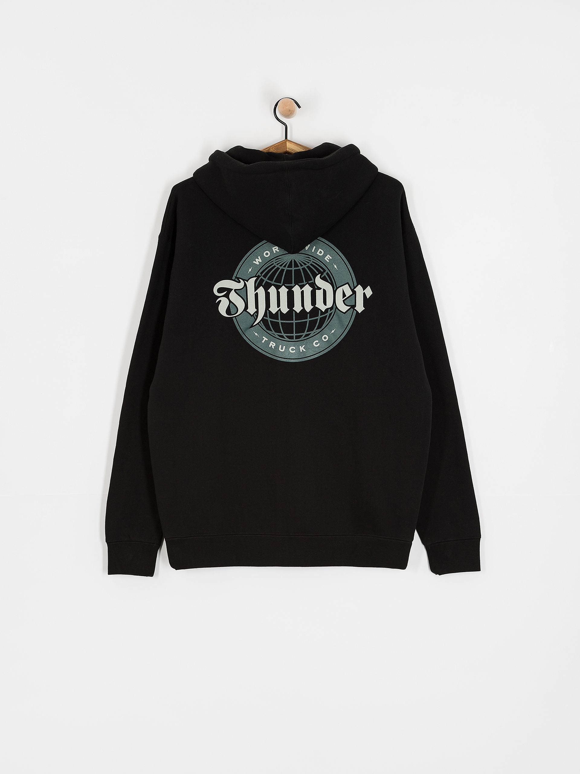 Суитшърт с качулка Thunder World Wide ZHD (black/grey)