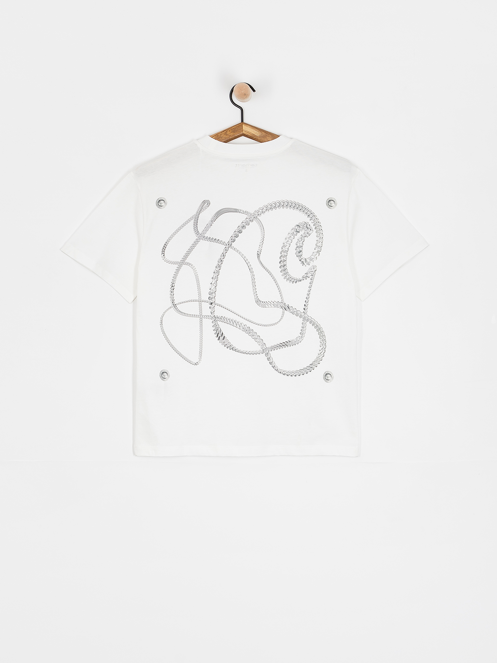 Тениска Carhartt WIP Chain Link Wmn (white/silver)