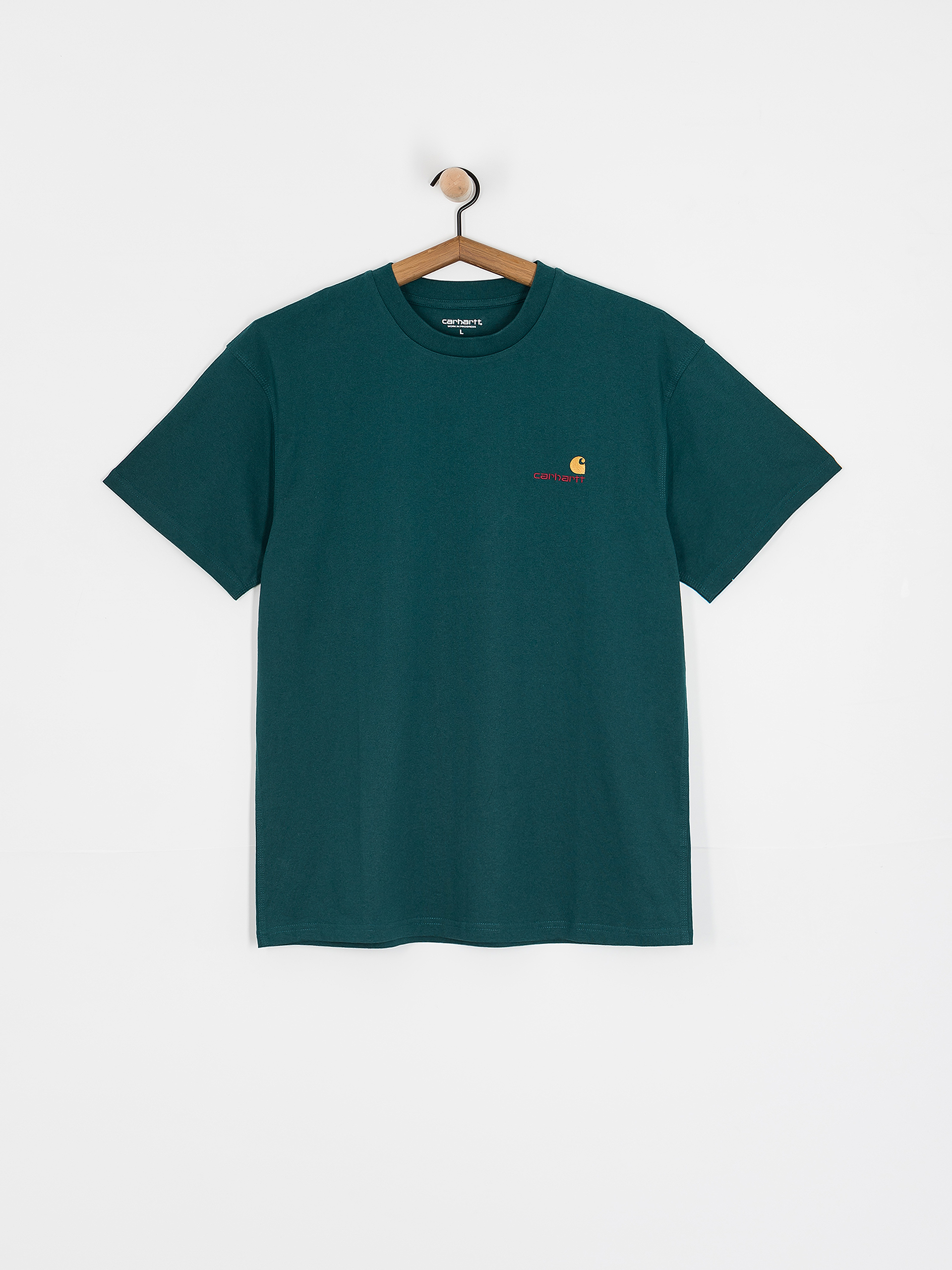 Тениска Carhartt WIP American Script (malachite)