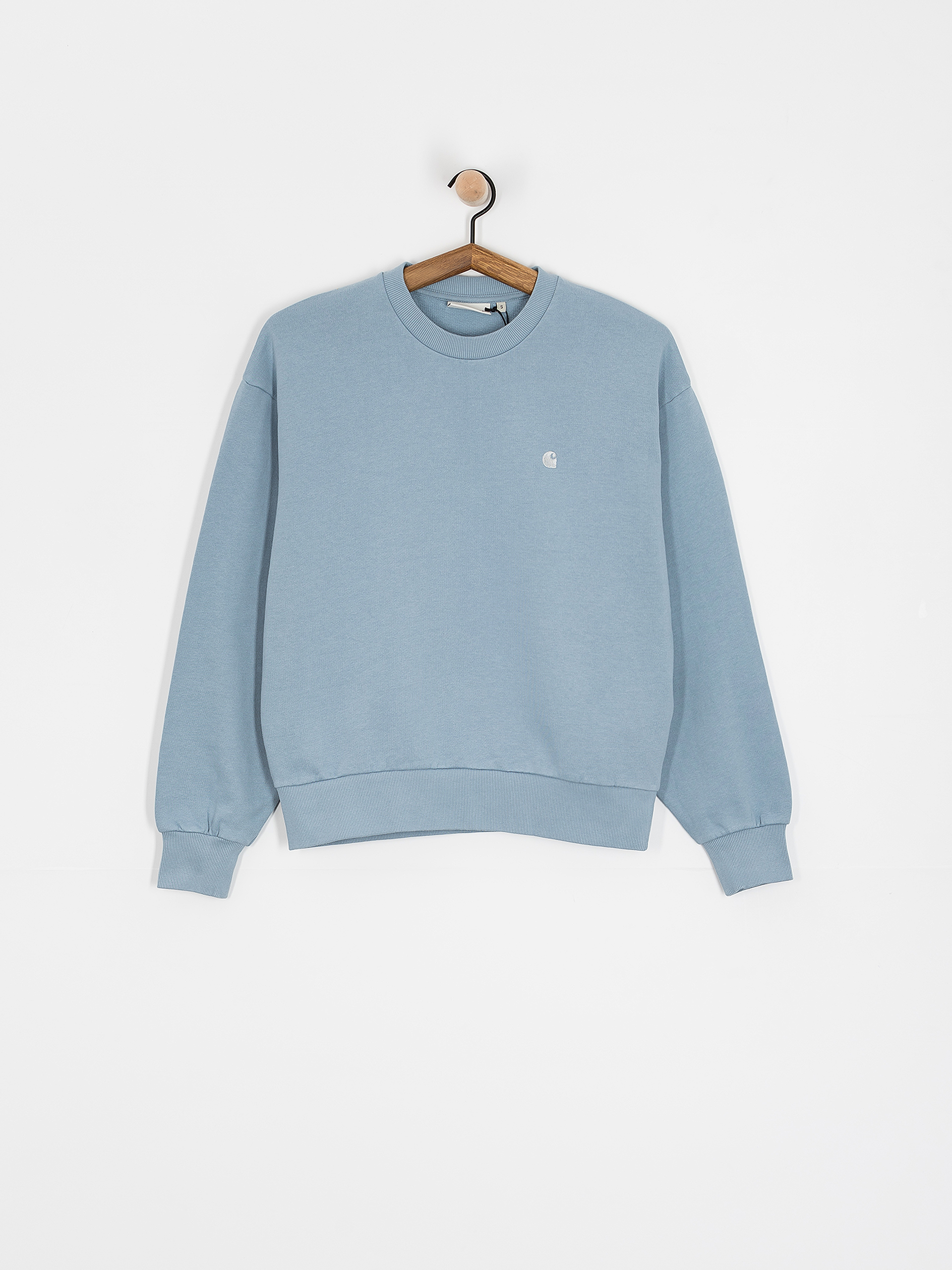 Суитшърт Carhartt WIP Casey Wmn (frosted blue/silver)