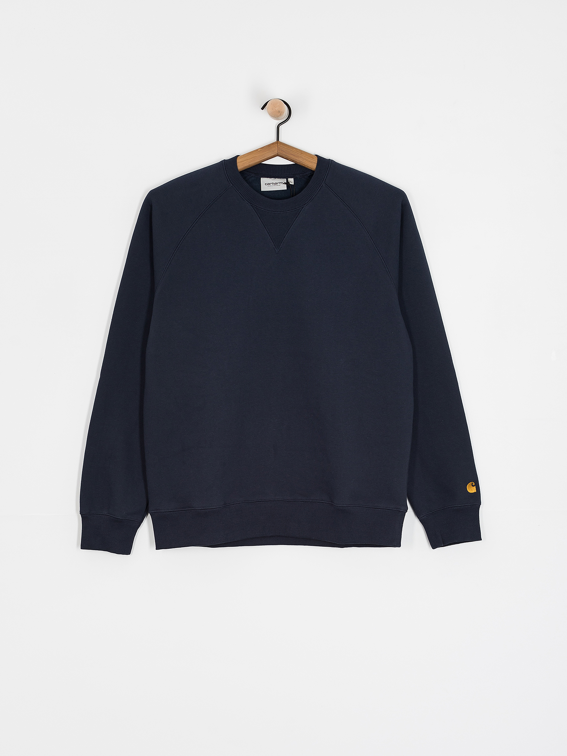 Суитшърт Carhartt WIP Chase (mizar/gold)