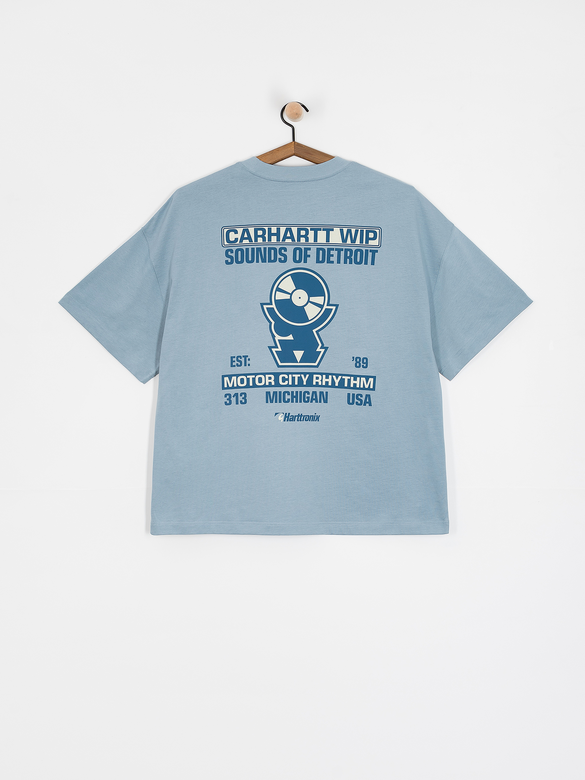 Тениска Carhartt WIP Harttronix (frosted blue)