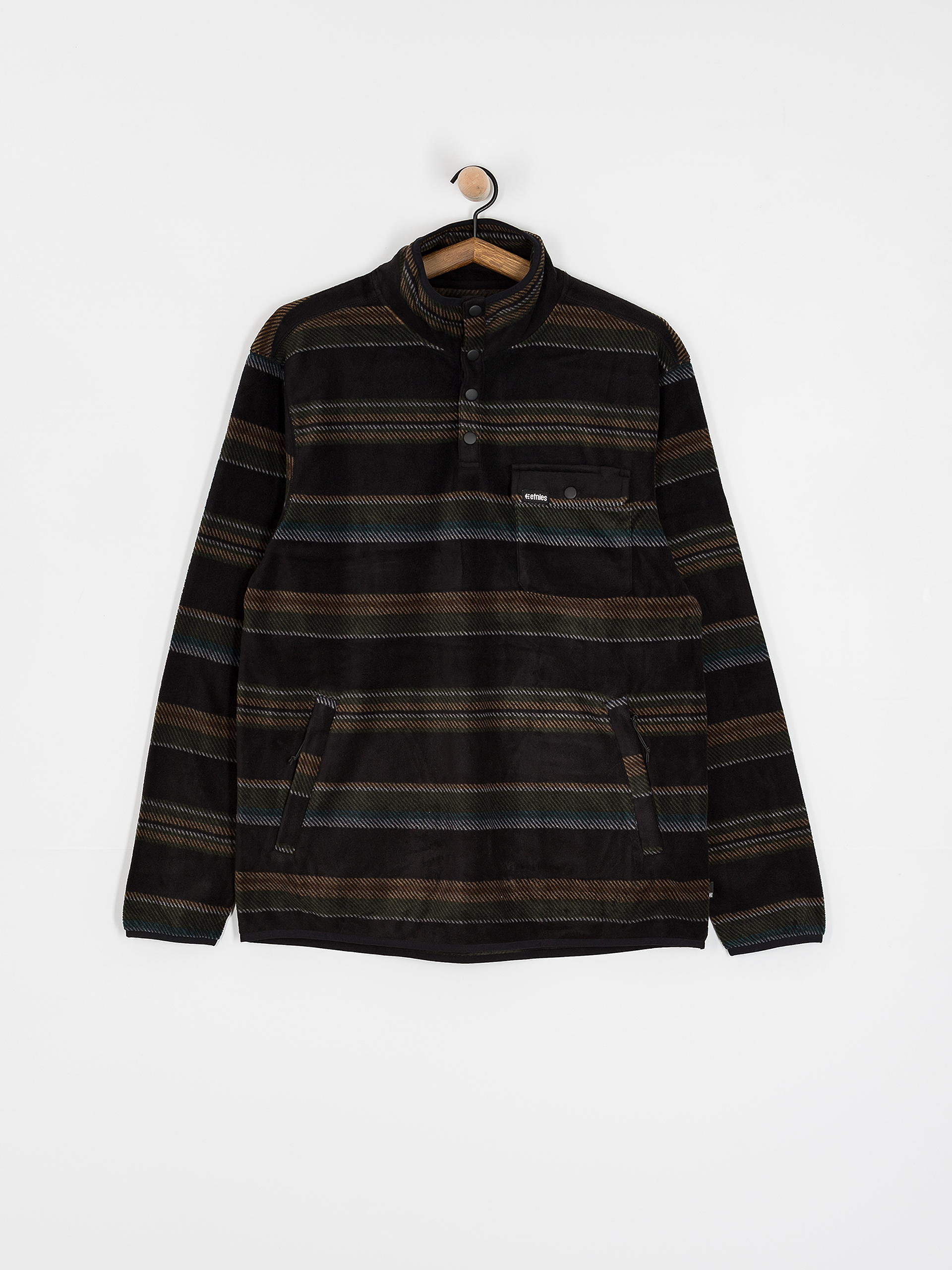 Термо суитшърт Etnies Woodsman Anorak (black/olive)