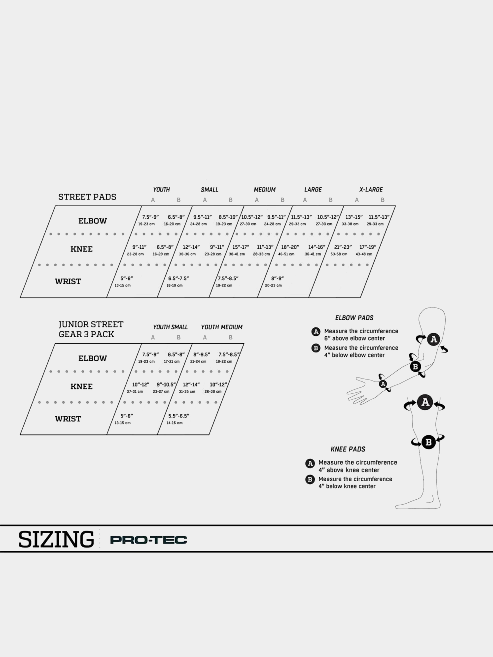 Протектори Pro Tec Street Knee Pad JR Open Back JR (black)