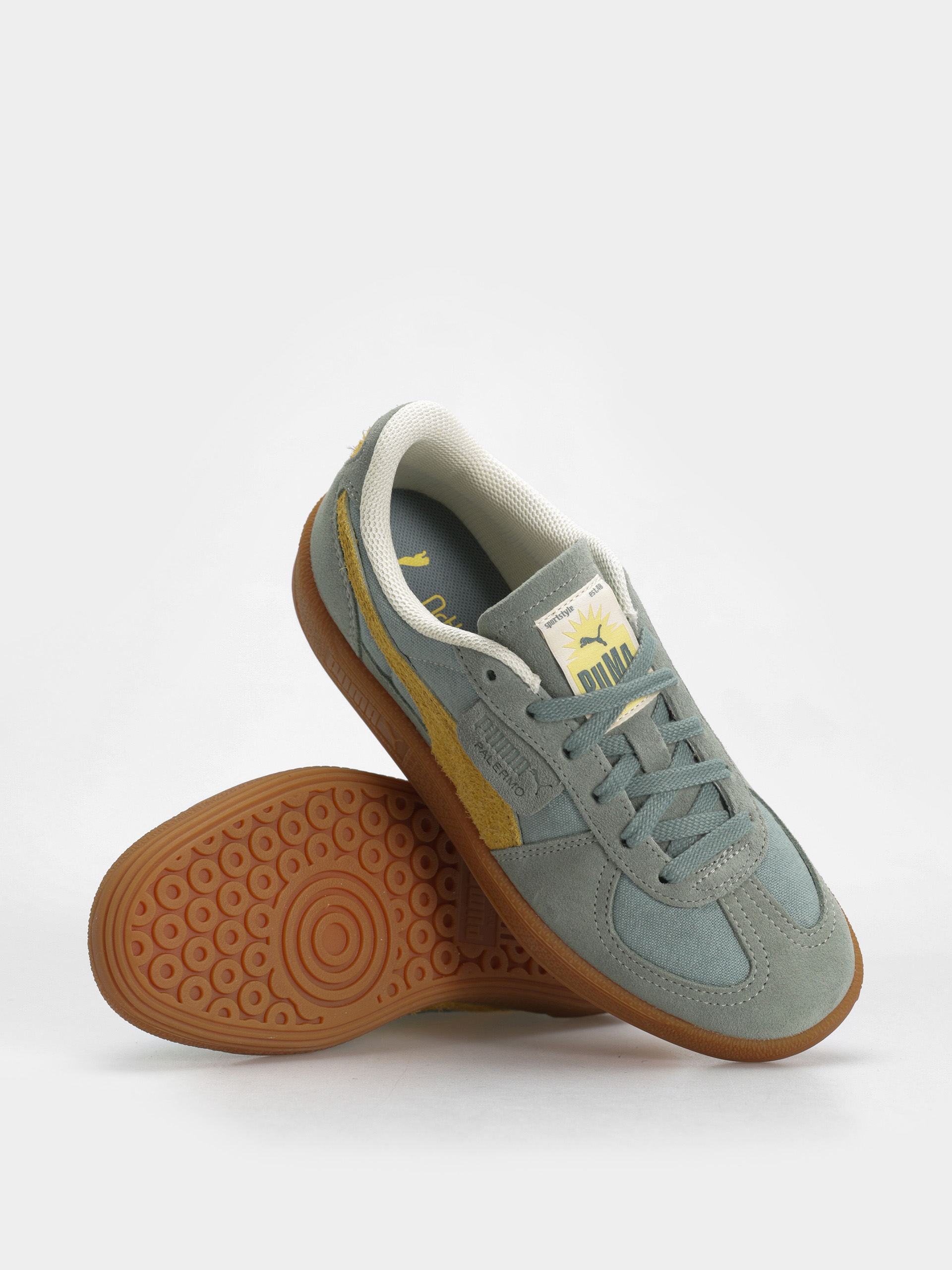 Обувки Puma Palermo Weathered (green moon sunny yellow)