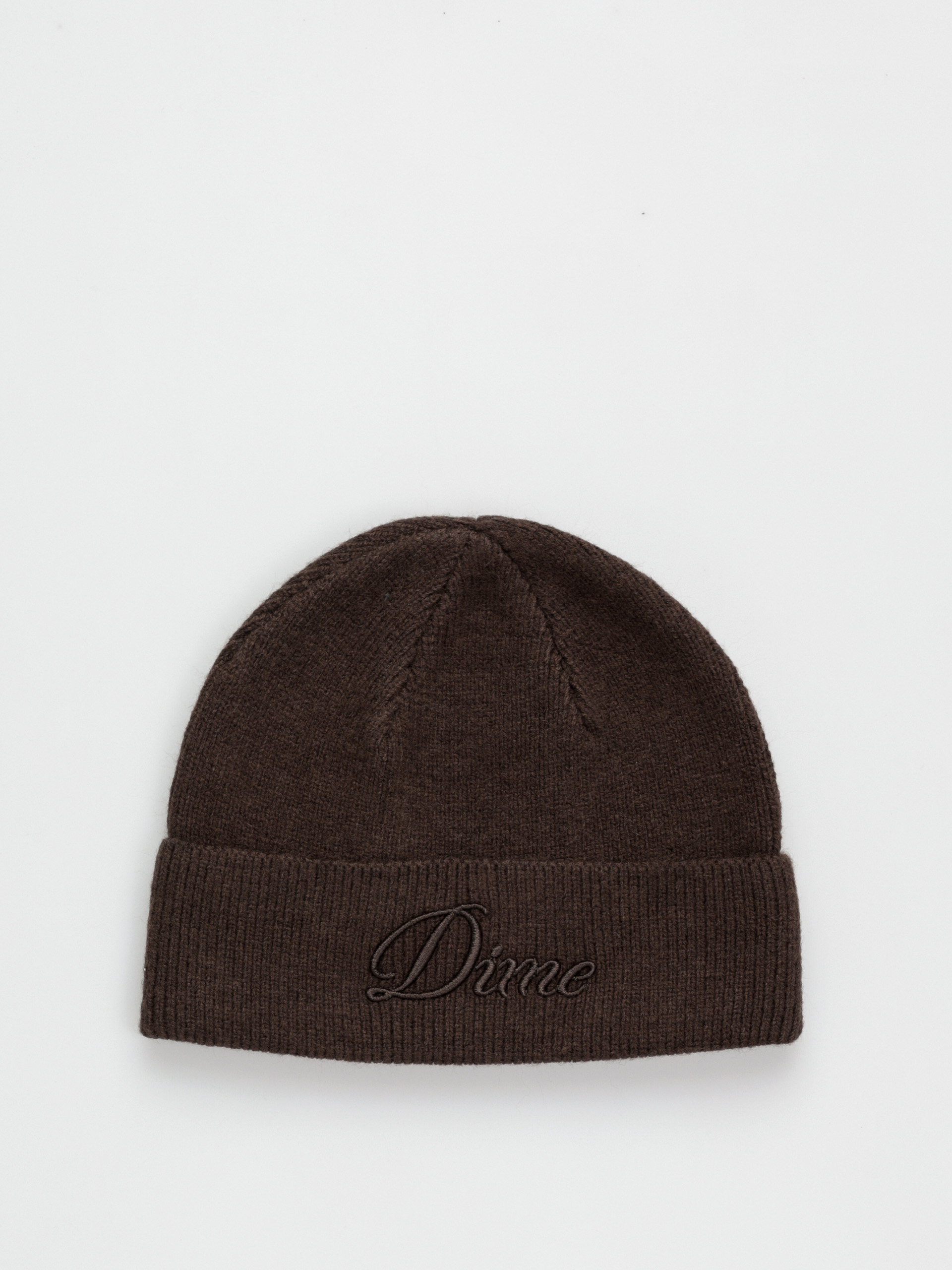 Шапка Dime Cursive Wool Fold (dark brown)