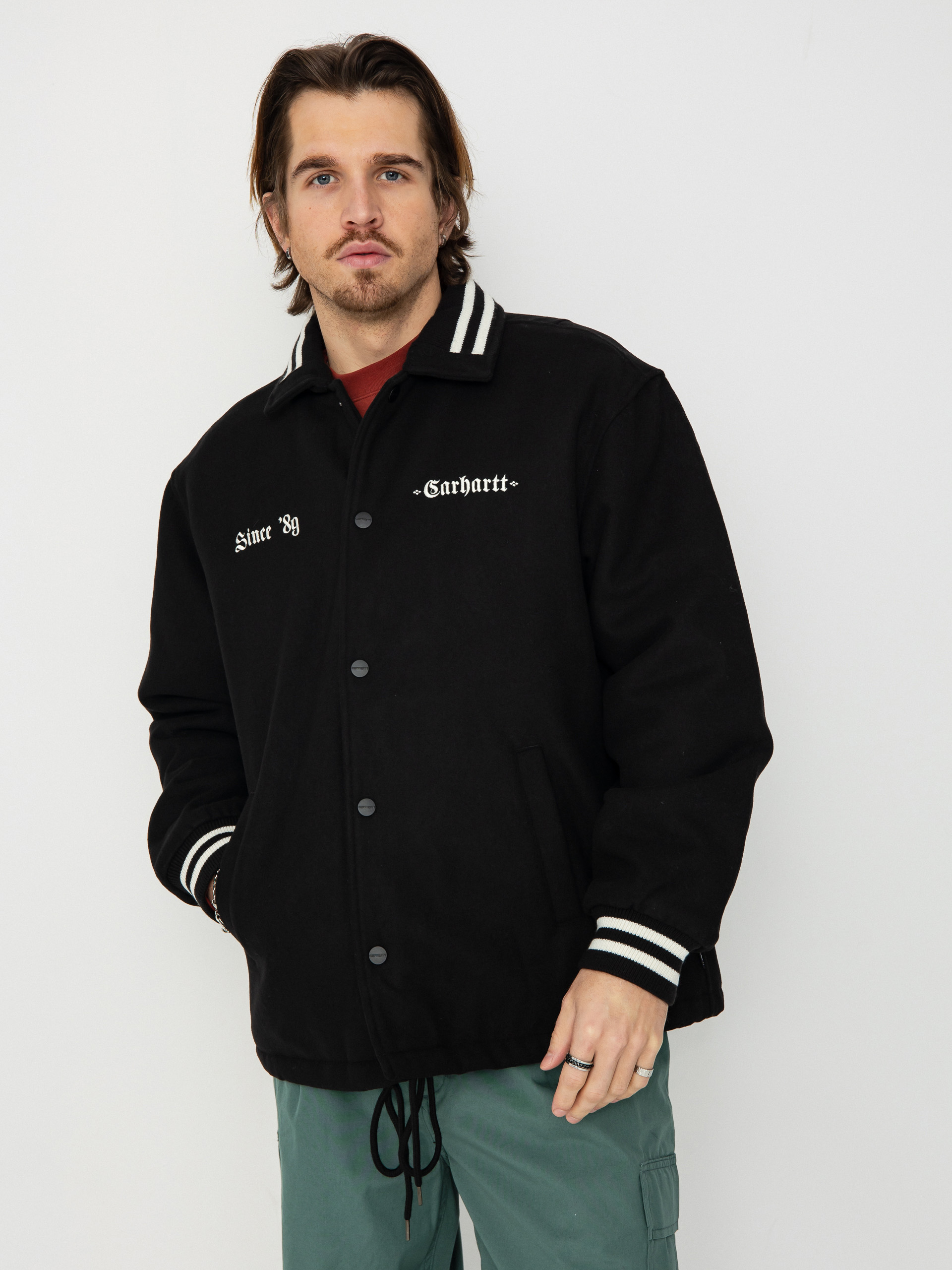 Яке Carhartt WIP Wool Coach (black/wax)