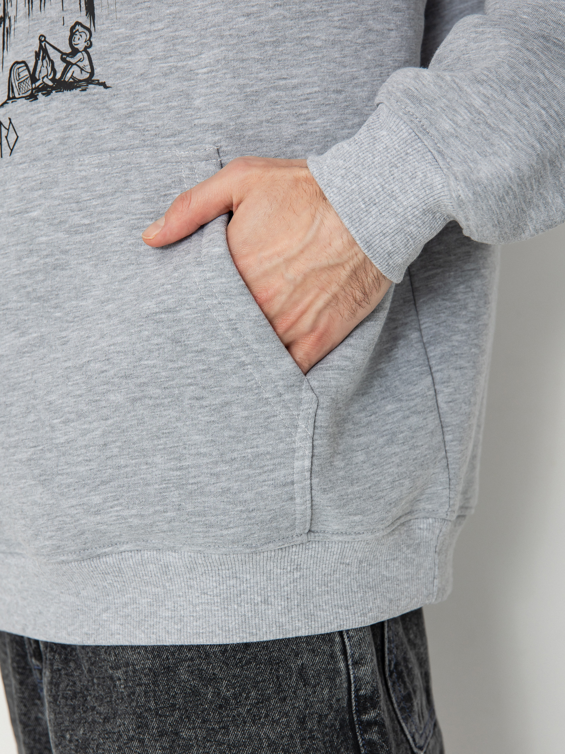 Суитшърт с качулка Palto Crypid HD (grey)