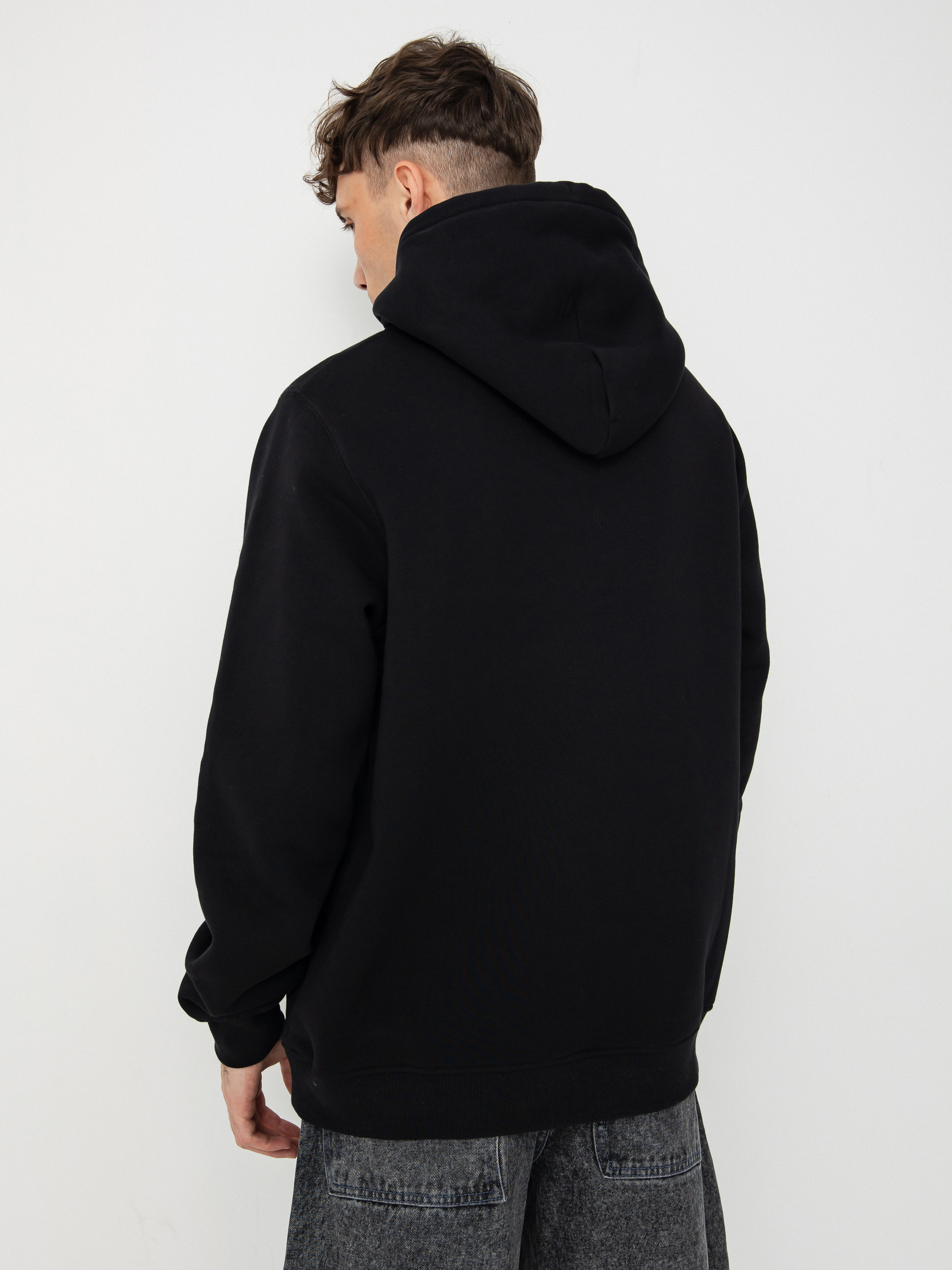 Суитшърт с качулка Palto Topography HD (black)