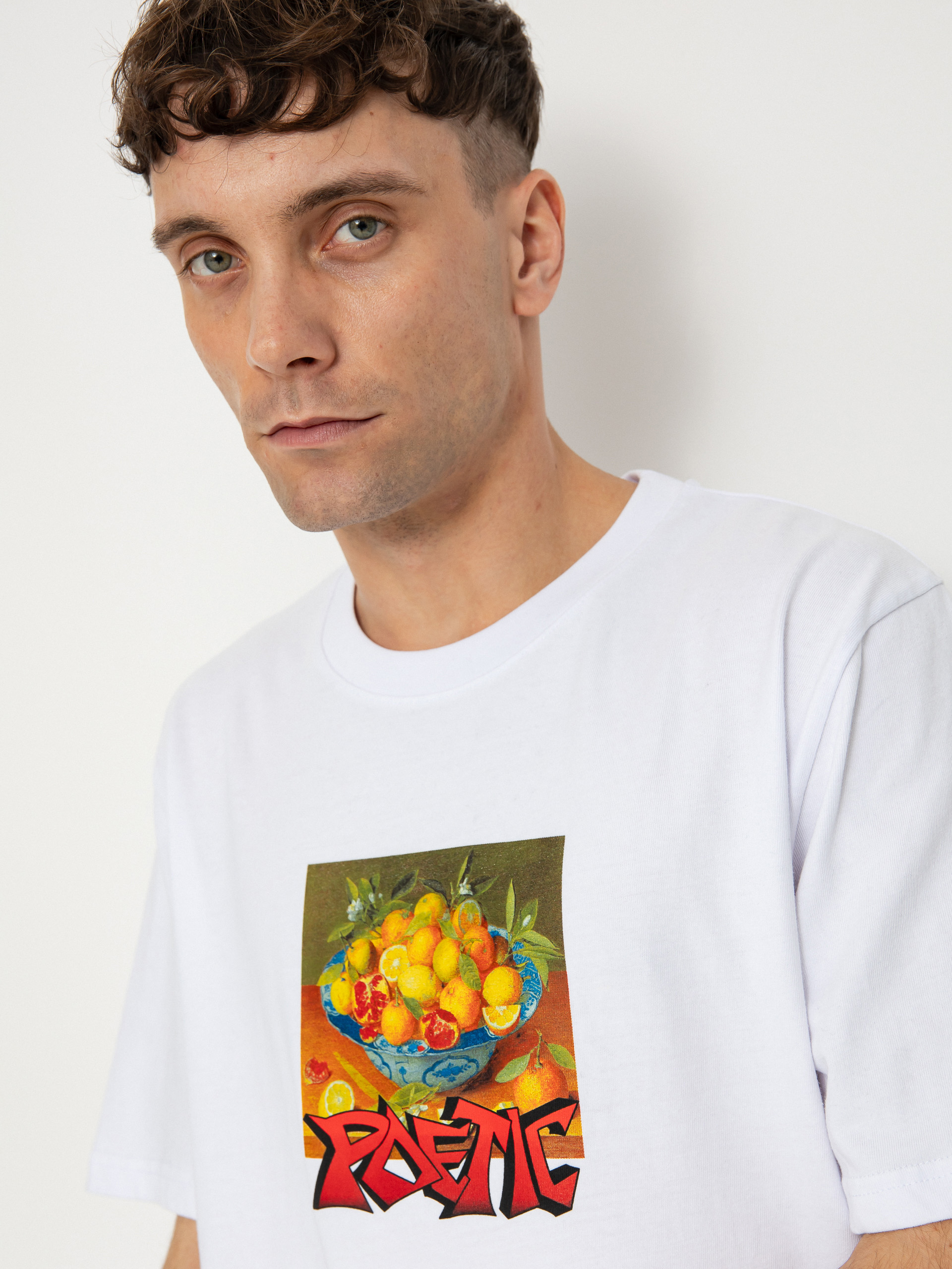 Тениска Poetic Collective Graff Fruit (white)