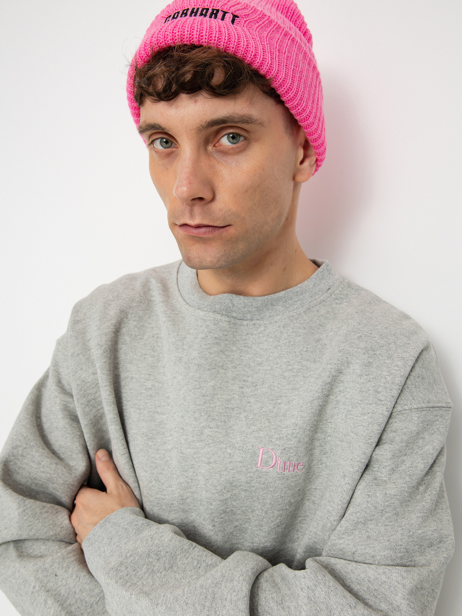 Суитшърт Dime Classic Small Logo (heather gray)