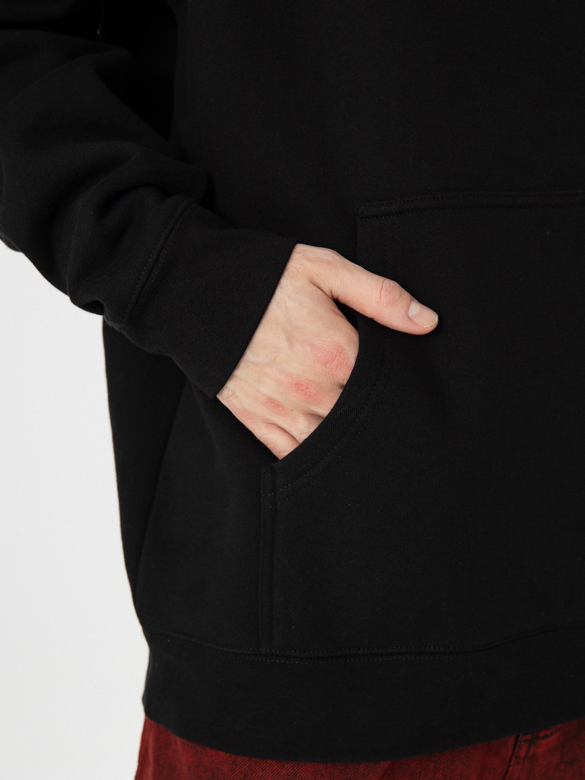 Суитшърт с качулка Spitfire Immortal Fire HD (black)