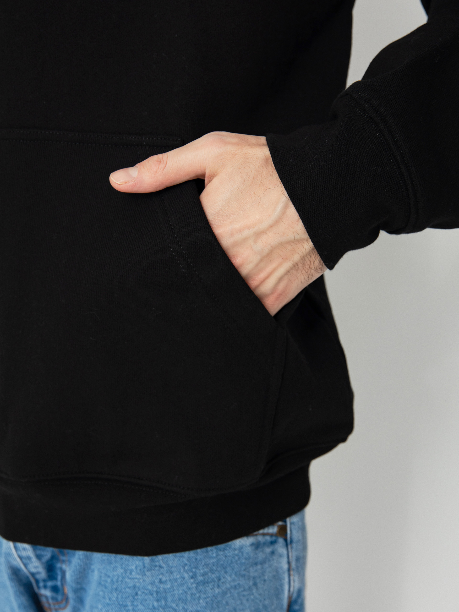 Суитшърт с качулка Dime Classic Small Logo HD (black)