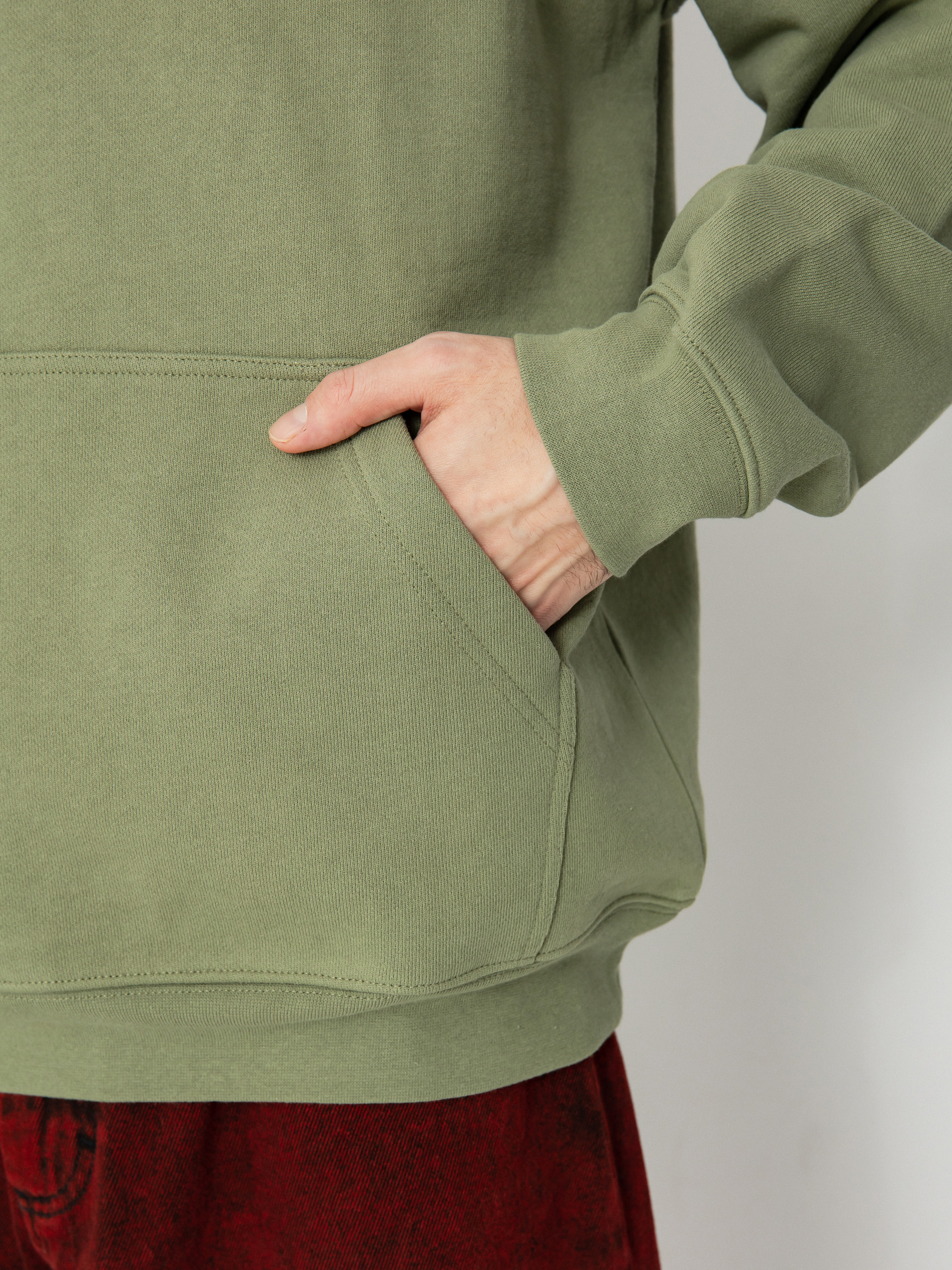 Суитшърт с качулка Dime Classic Small Logo HD (warm khaki)