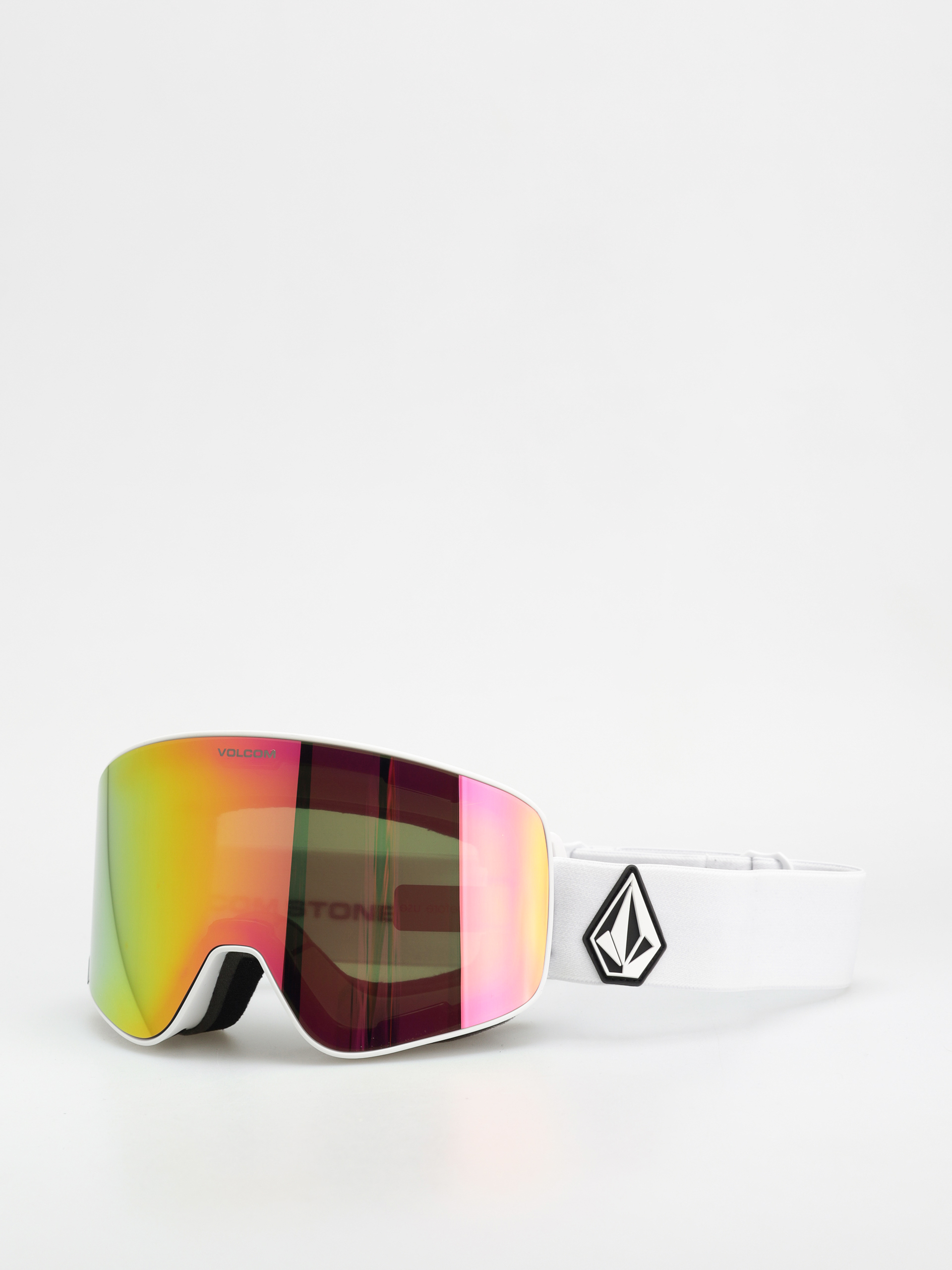 u0421u043du043eu0443u0431u043eu0440u0434 u043eu0447u0438u043bu0430 Volcom Odyssey (matte white/pink chrome+bl yellow)