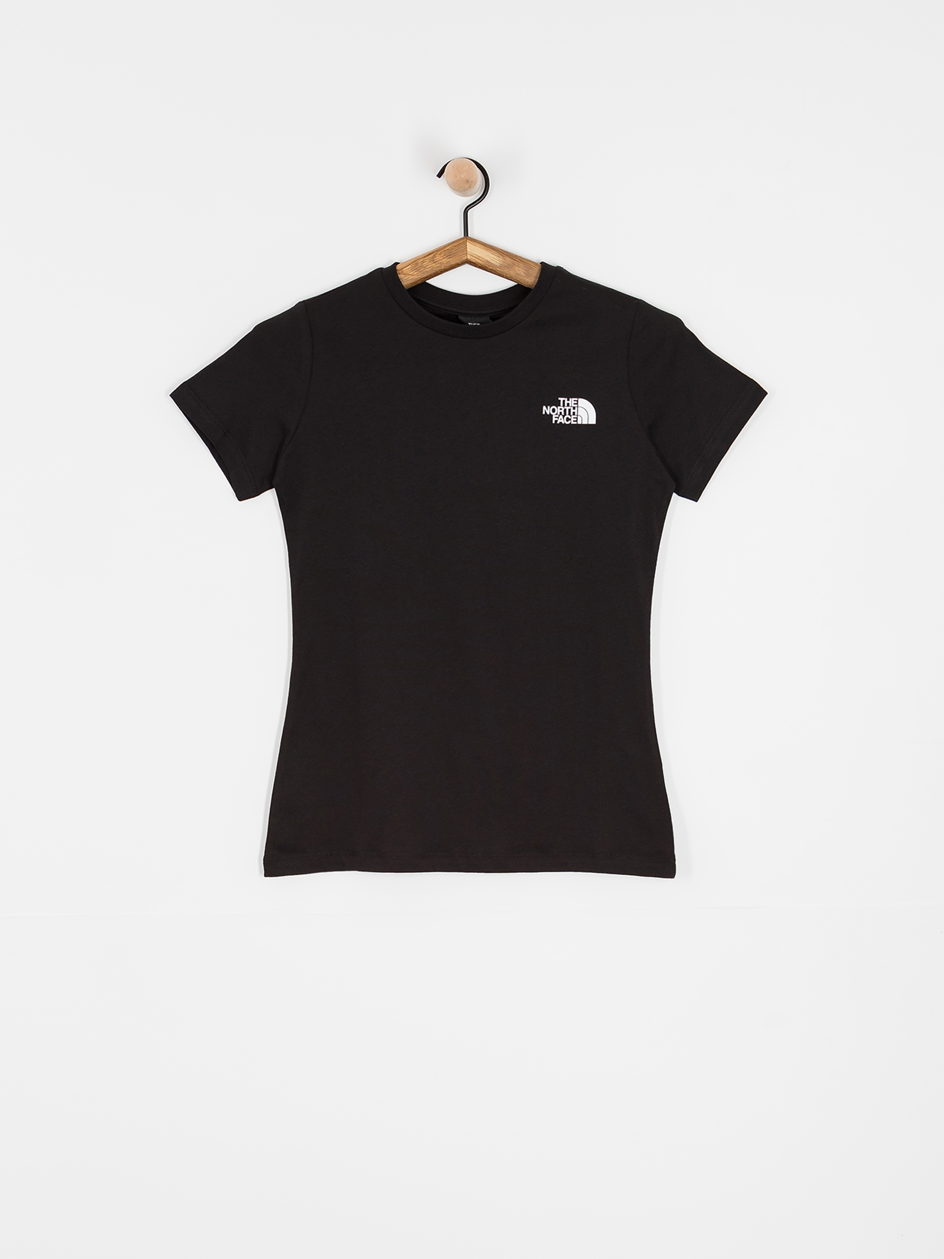 Тениска The North Face Box Nse Slim Wmn (tnf black)