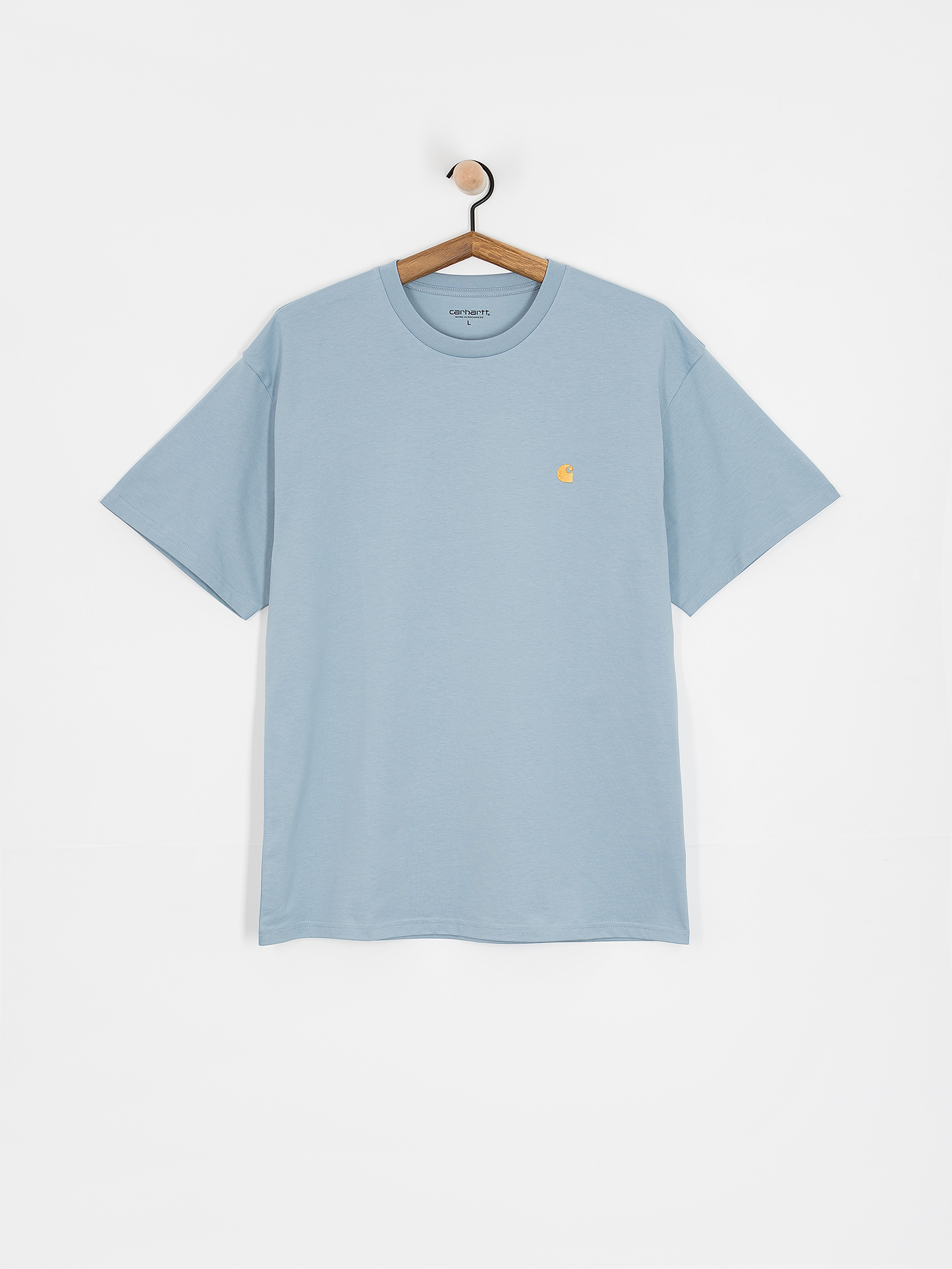 Тениска Carhartt WIP Chase (frosted blue/gold)