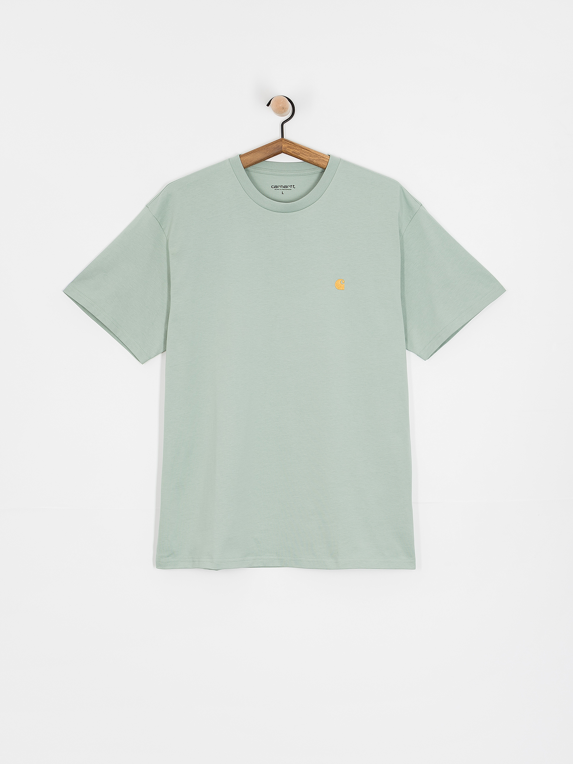 Тениска Carhartt WIP Chase (frosted green/gold)