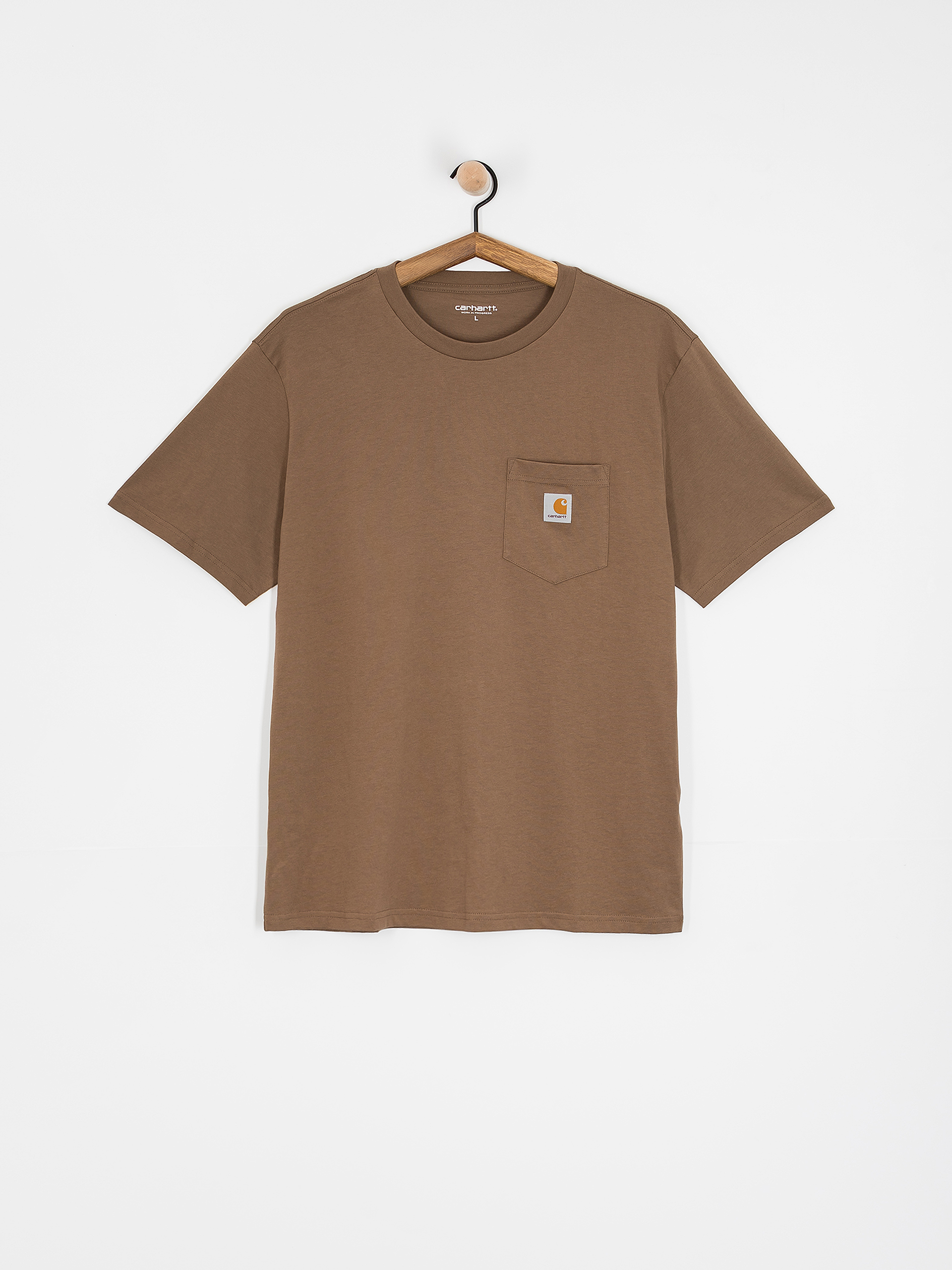 Тениска Carhartt WIP Pocket (coconut)