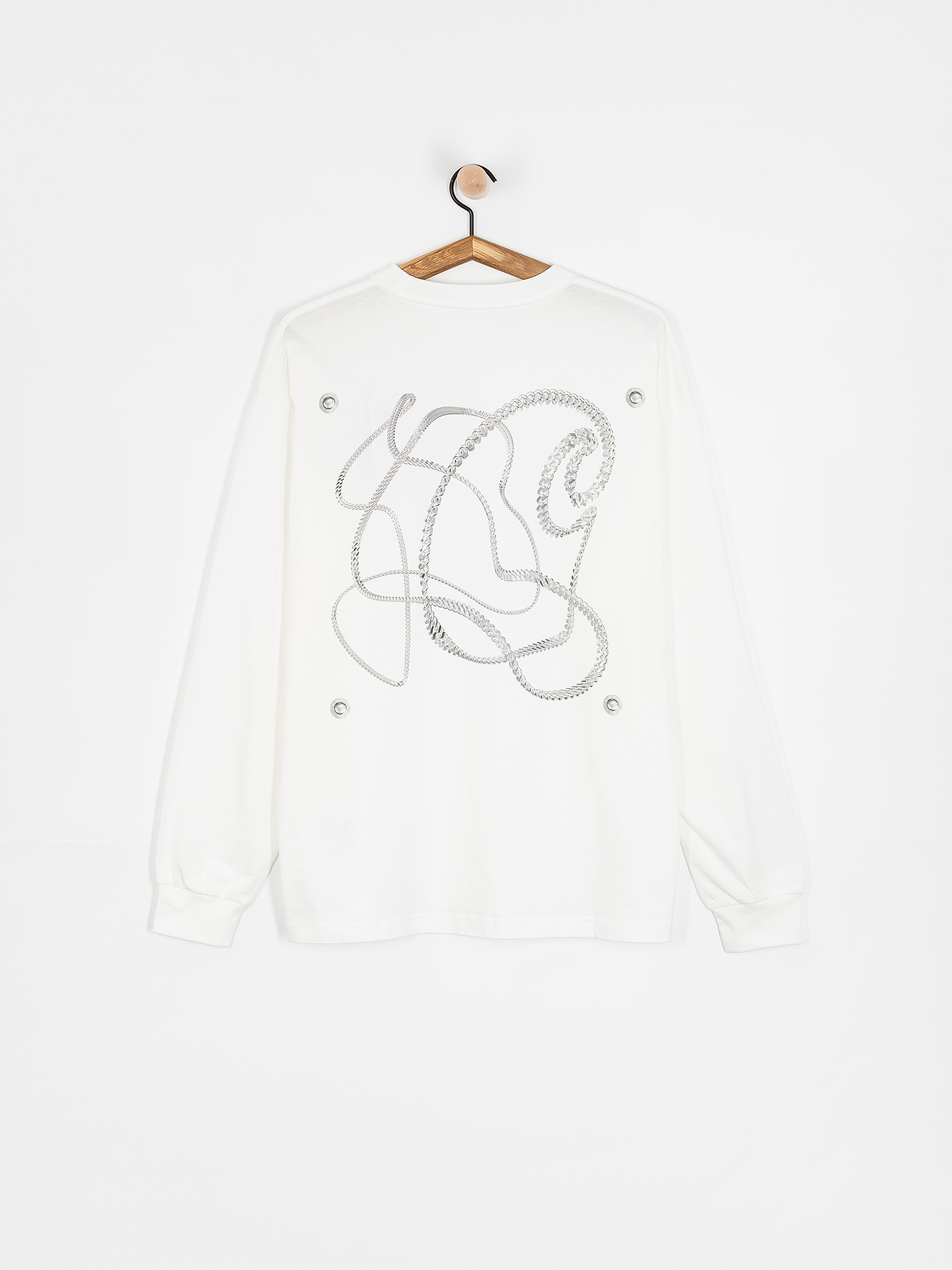 Блуза Carhartt WIP Chain Link (white/silver)