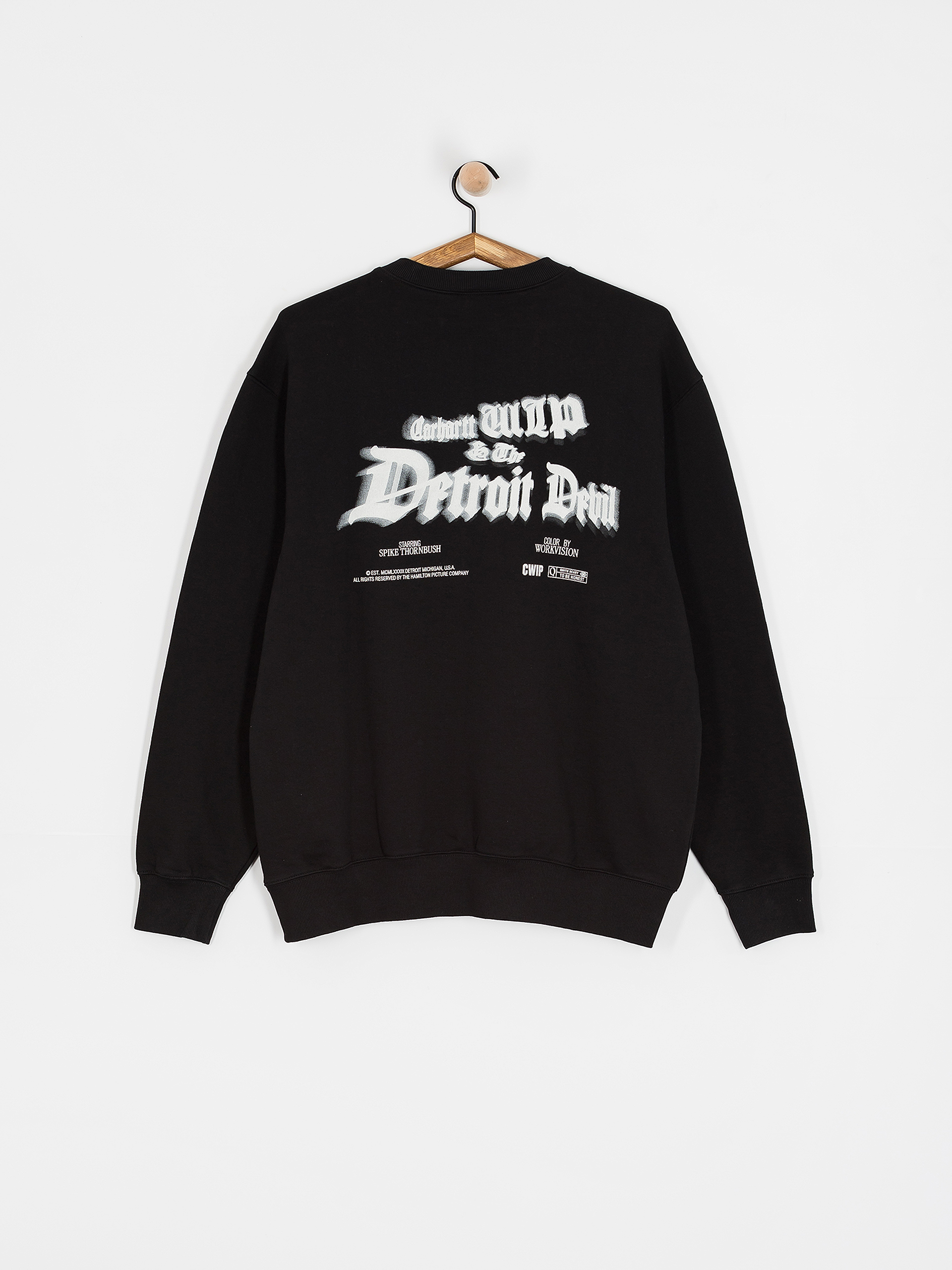 Суитшърт Carhartt WIP Greatest Flicks (black)