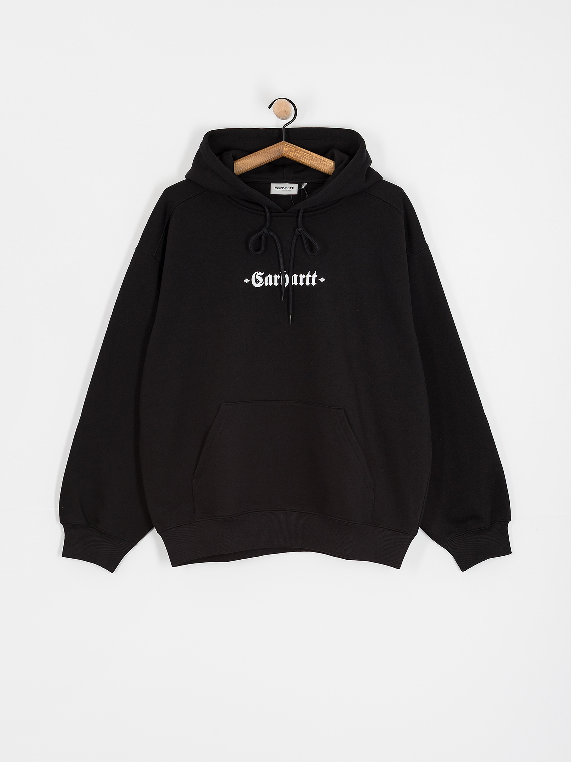 Суитшърт с качулка Carhartt WIP Greatest Hits HD (black/white)