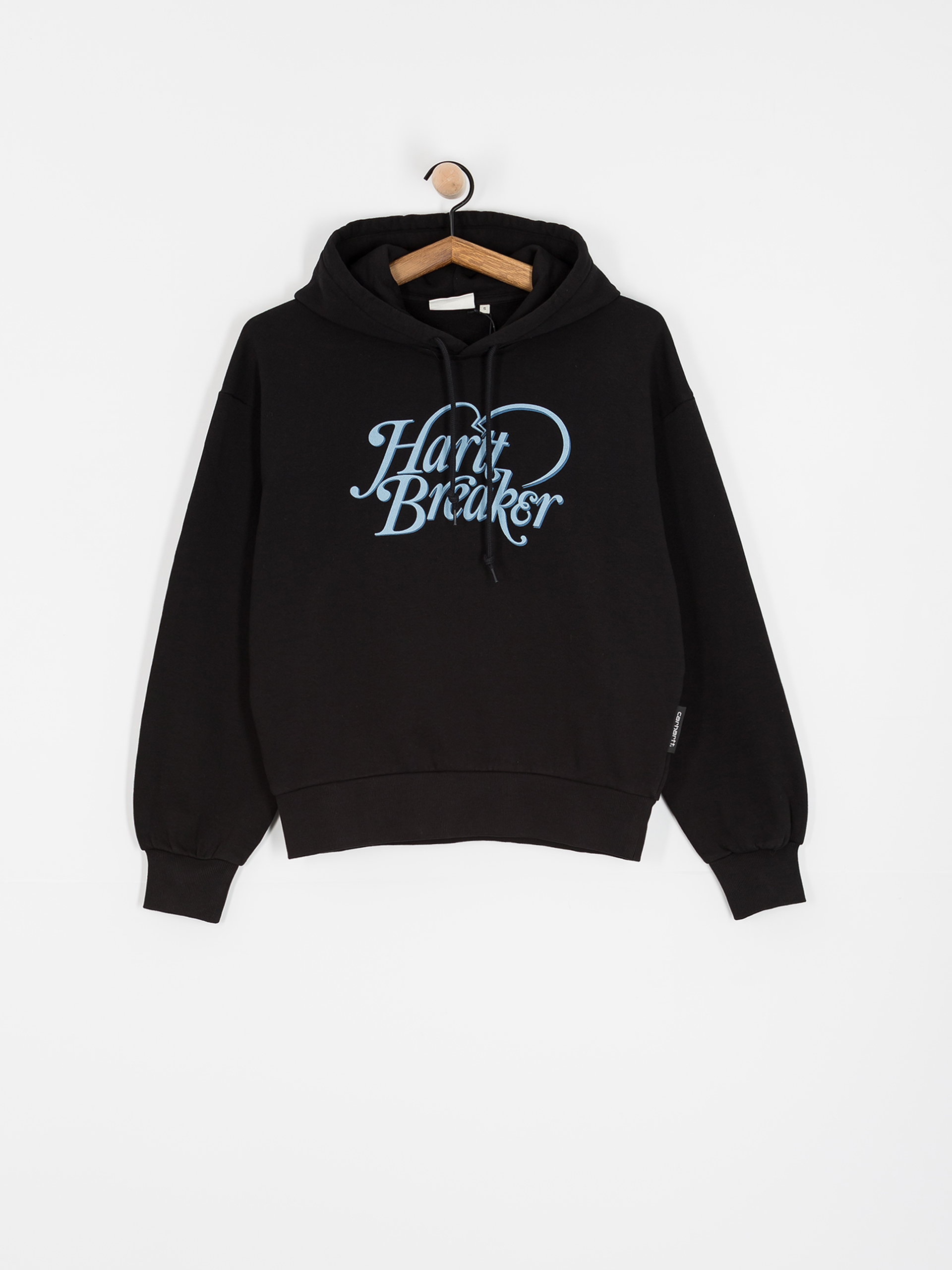 Суитшърт с качулка Carhartt WIP Harttbreaker HD Wmn (black)