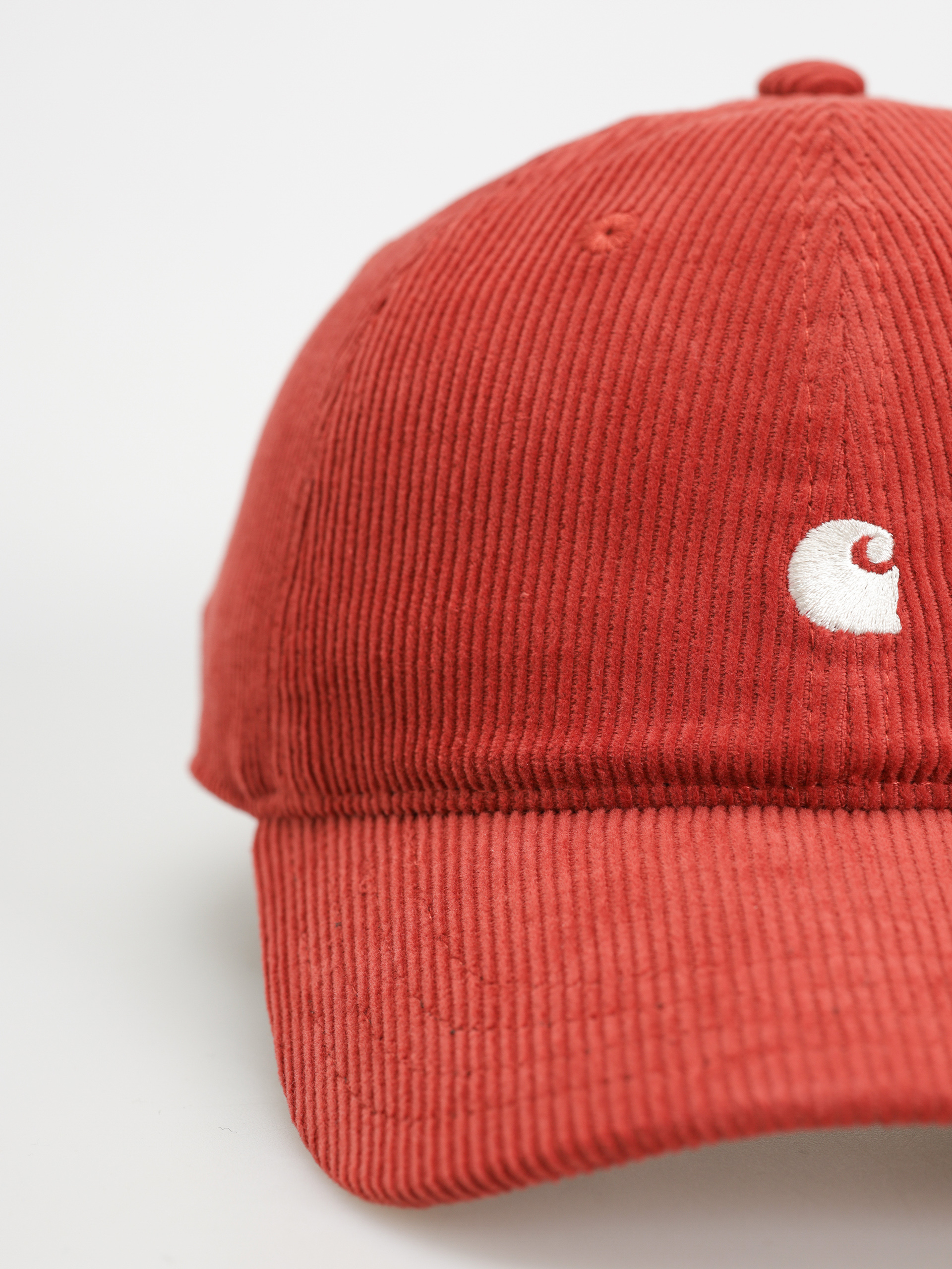 Шапка с козирка Carhartt WIP Harlem (vermillion/wax)