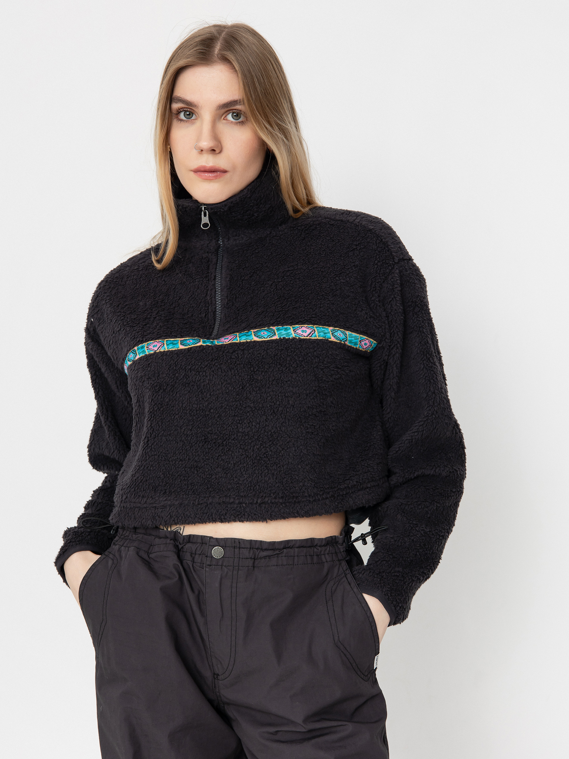 Поларени суитшърт Billabong Holiday Cropped Wmn