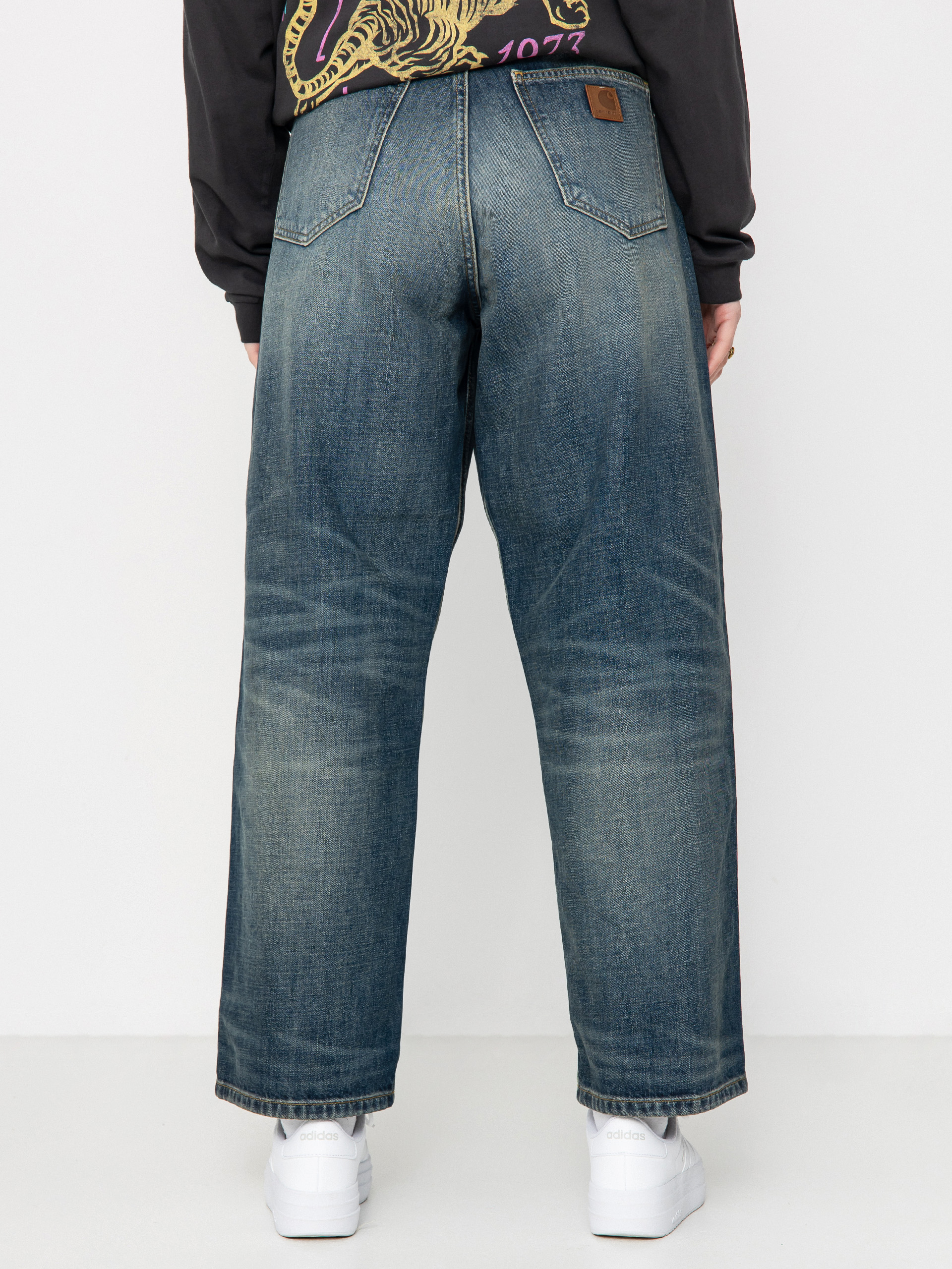 Панталони Carhartt WIP Brandon Wmn (blue)