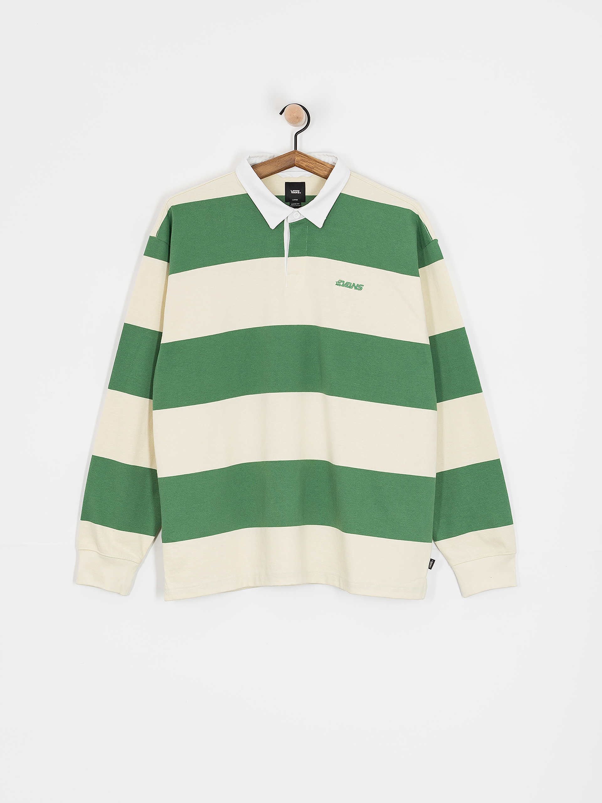 Блуза Vans Ward Stripe Rugby Knit (fairway/lemon icing)