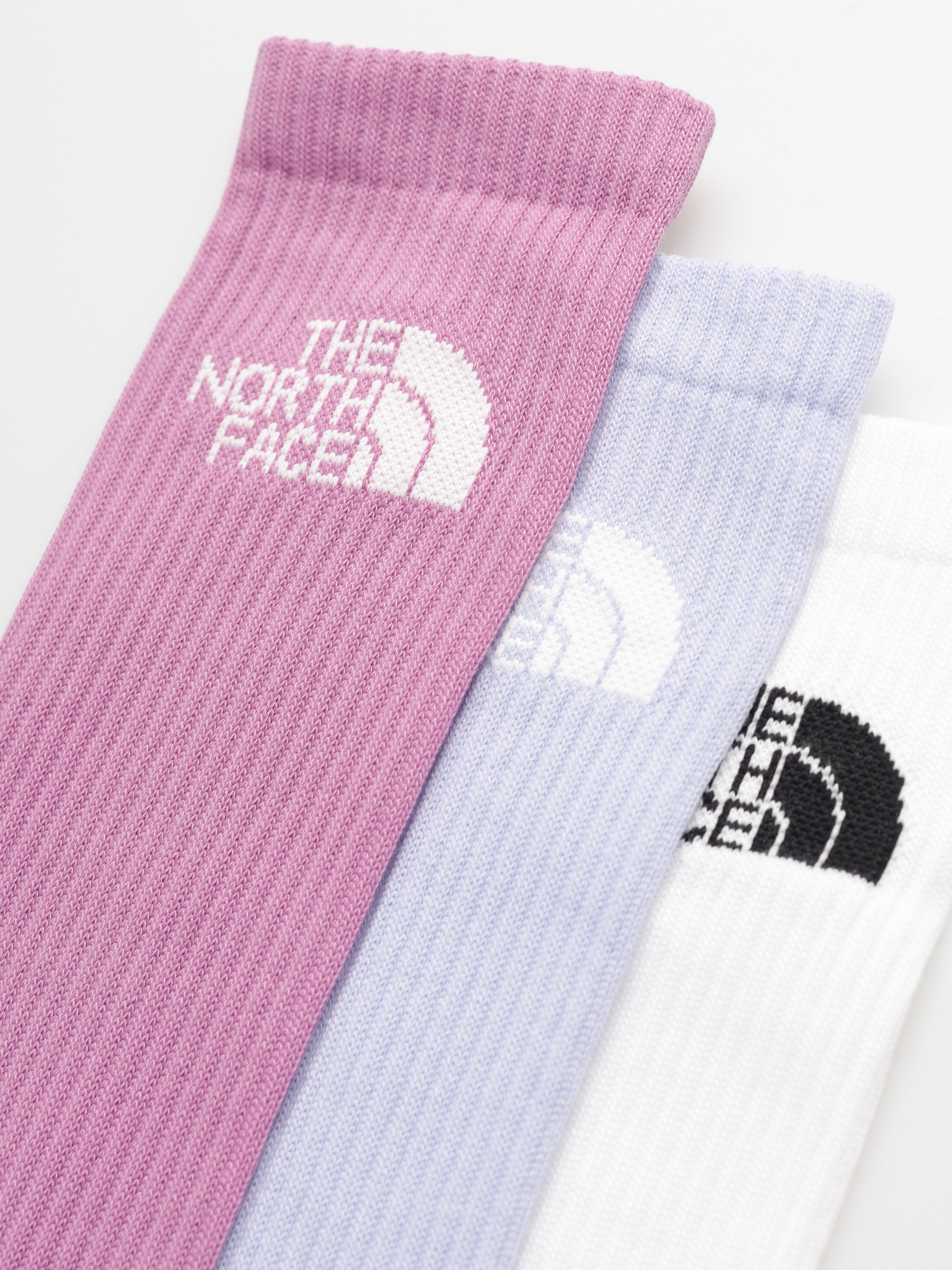 Чорапи The North Face Multi Sport Cush Crew 3P (tnf white/purple mint/v)