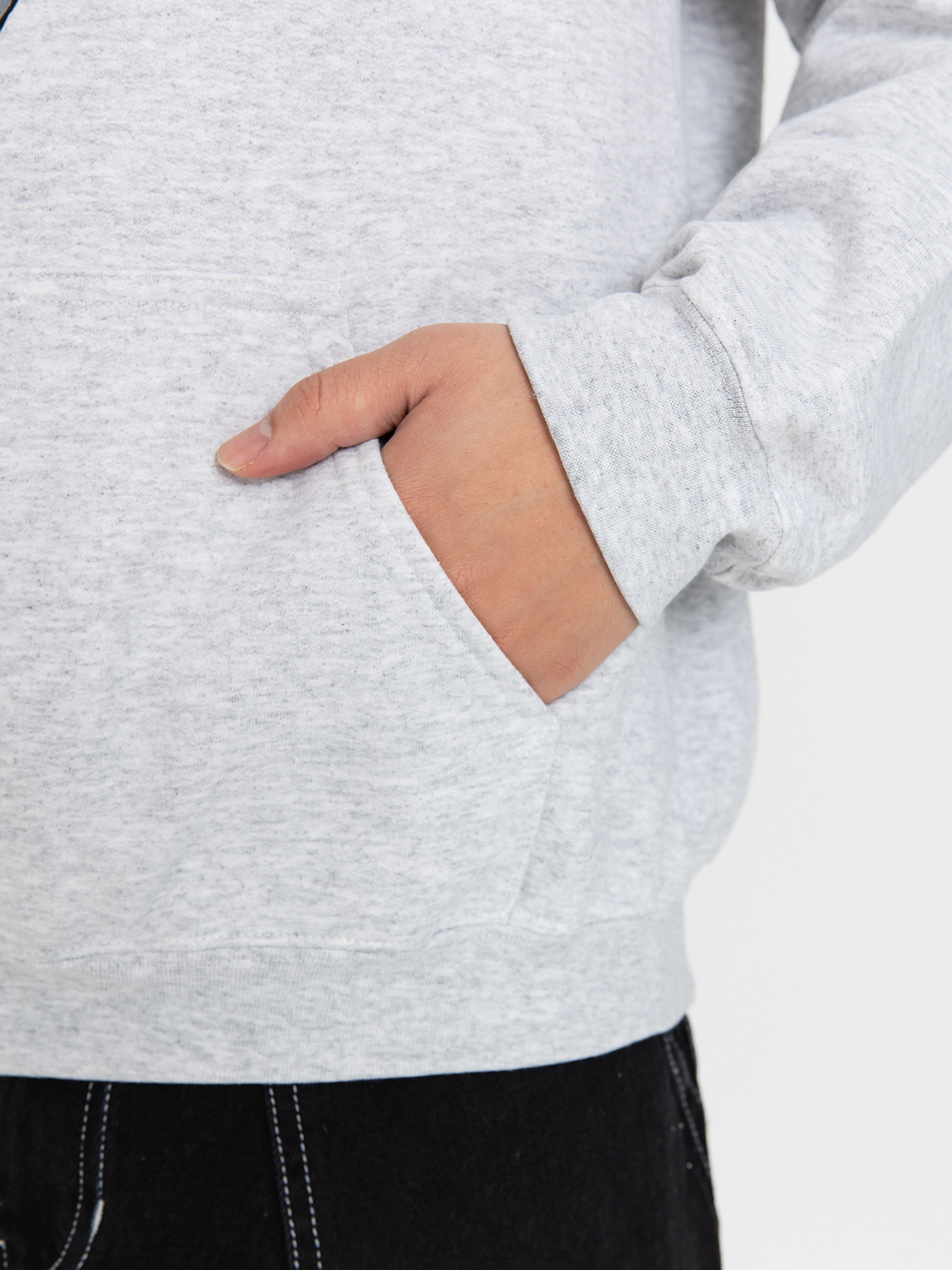 Суитшърт с качулка Thrasher X Toy Machine Monster Gram HD (ash grey)