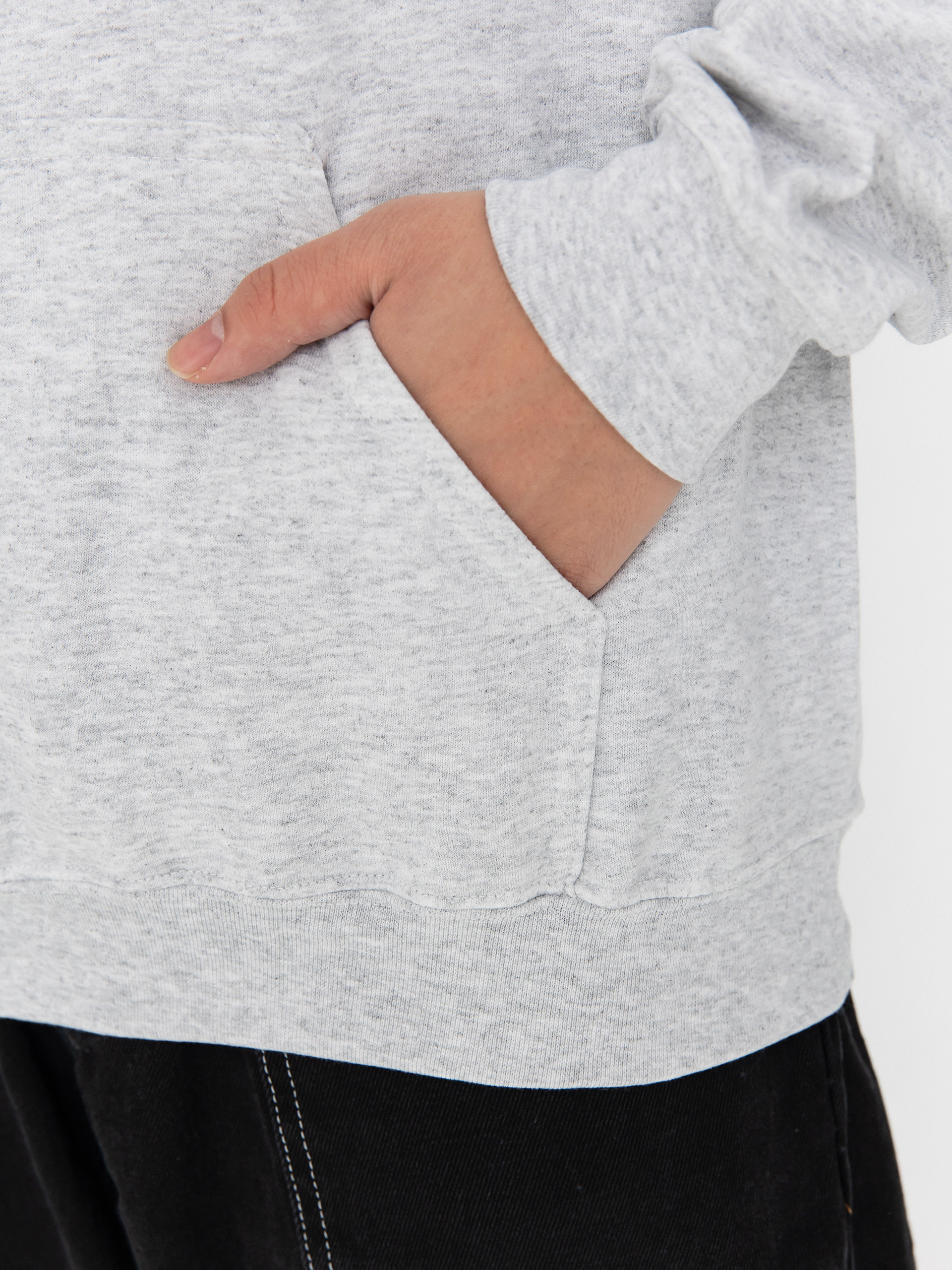 Суитшърт с качулка Thrasher X Toy Machine Five by Spanky HD (ash grey)