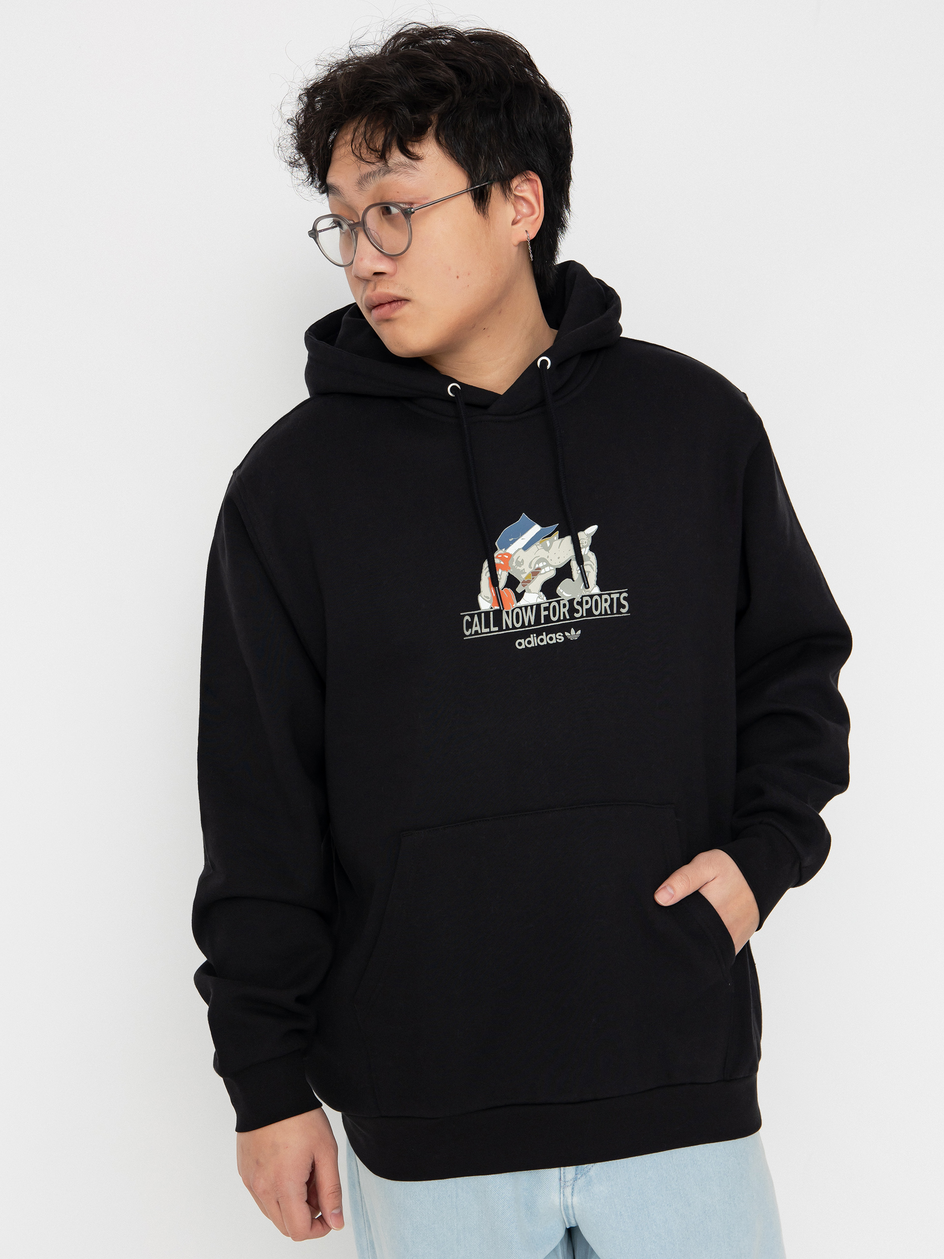 Суитшърт с качулка adidas Call Now HD