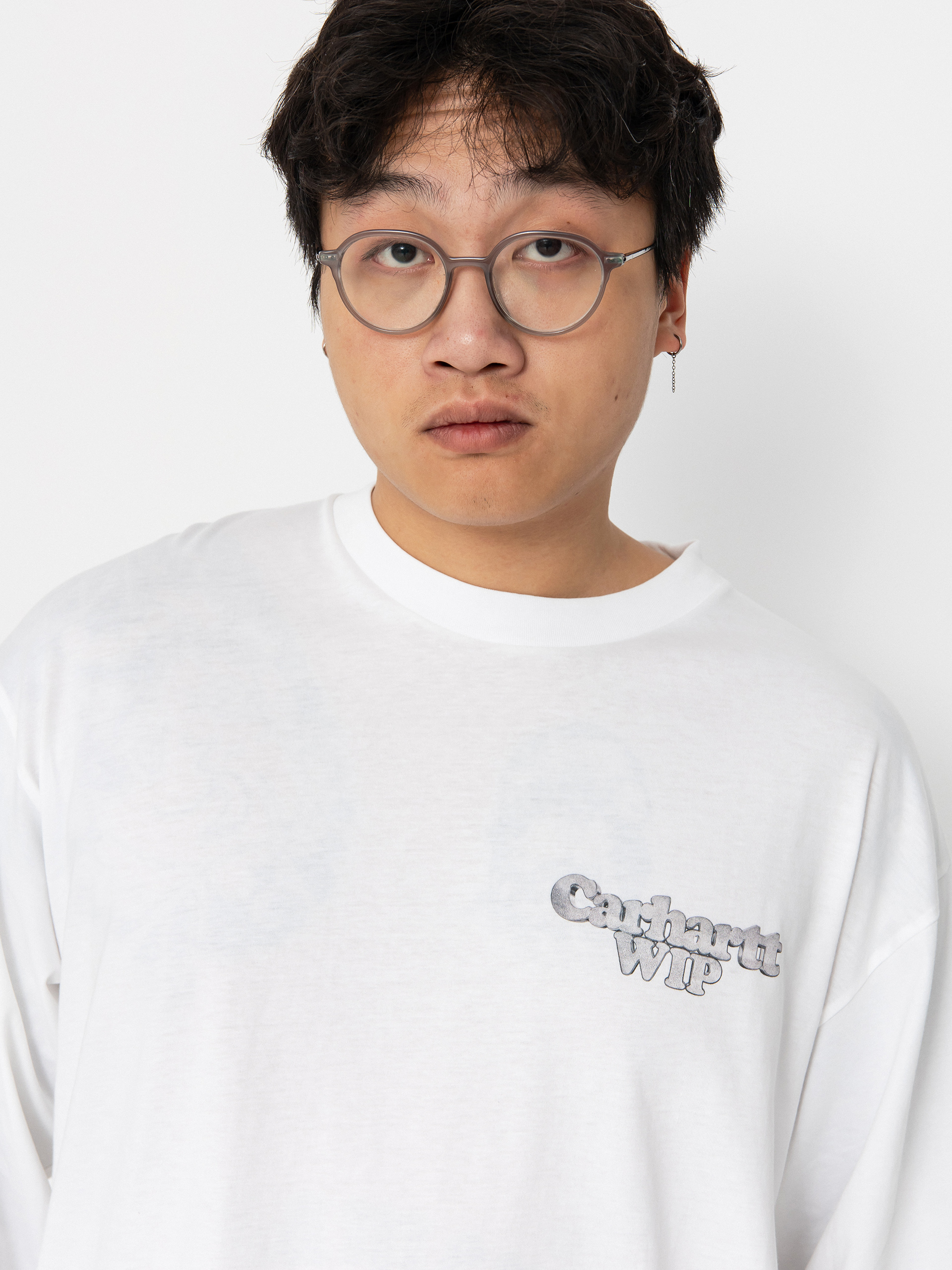 Блуза Carhartt WIP Chain Link (white/silver)