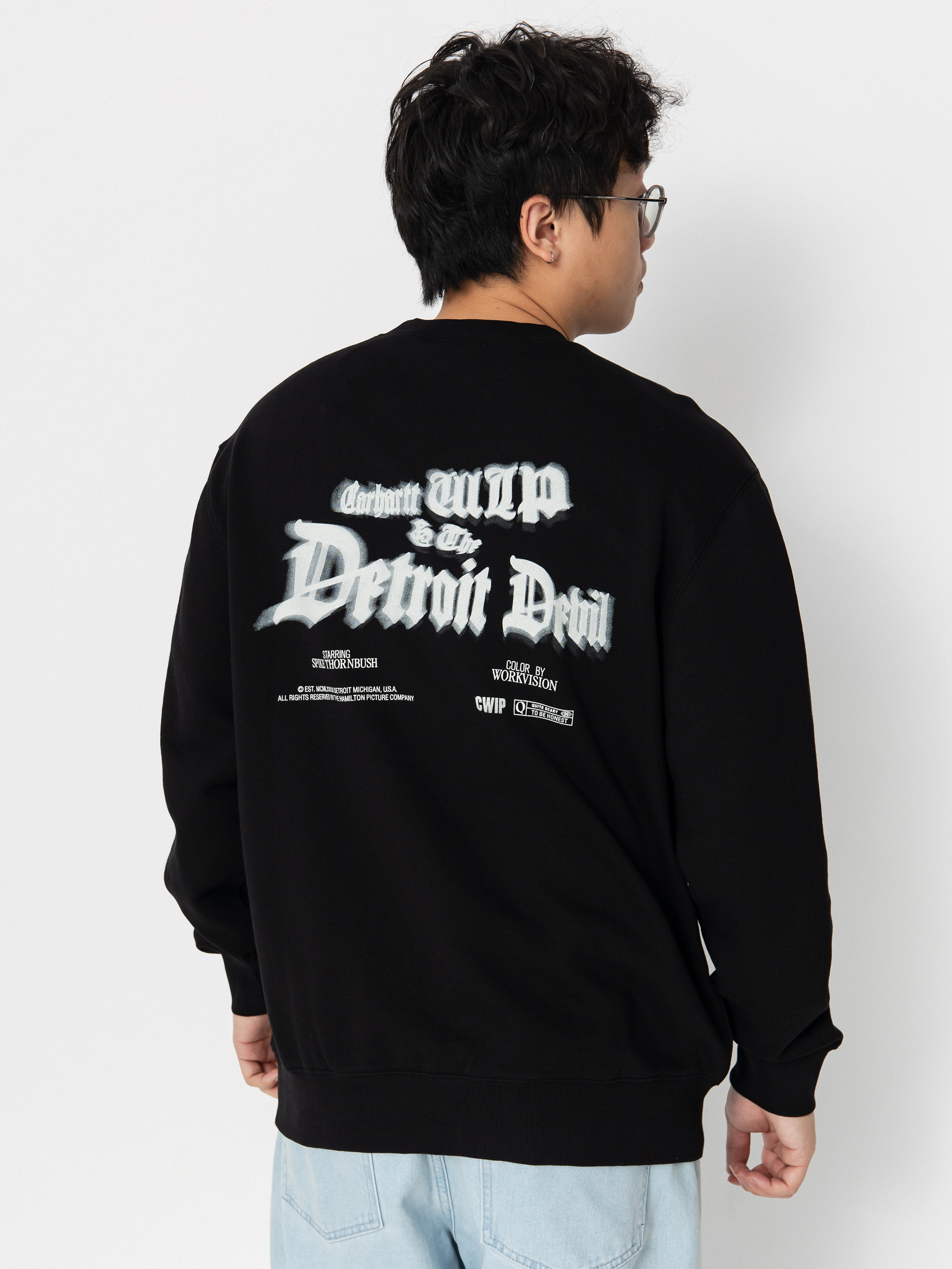 Суитшърт Carhartt WIP Greatest Flicks (black)