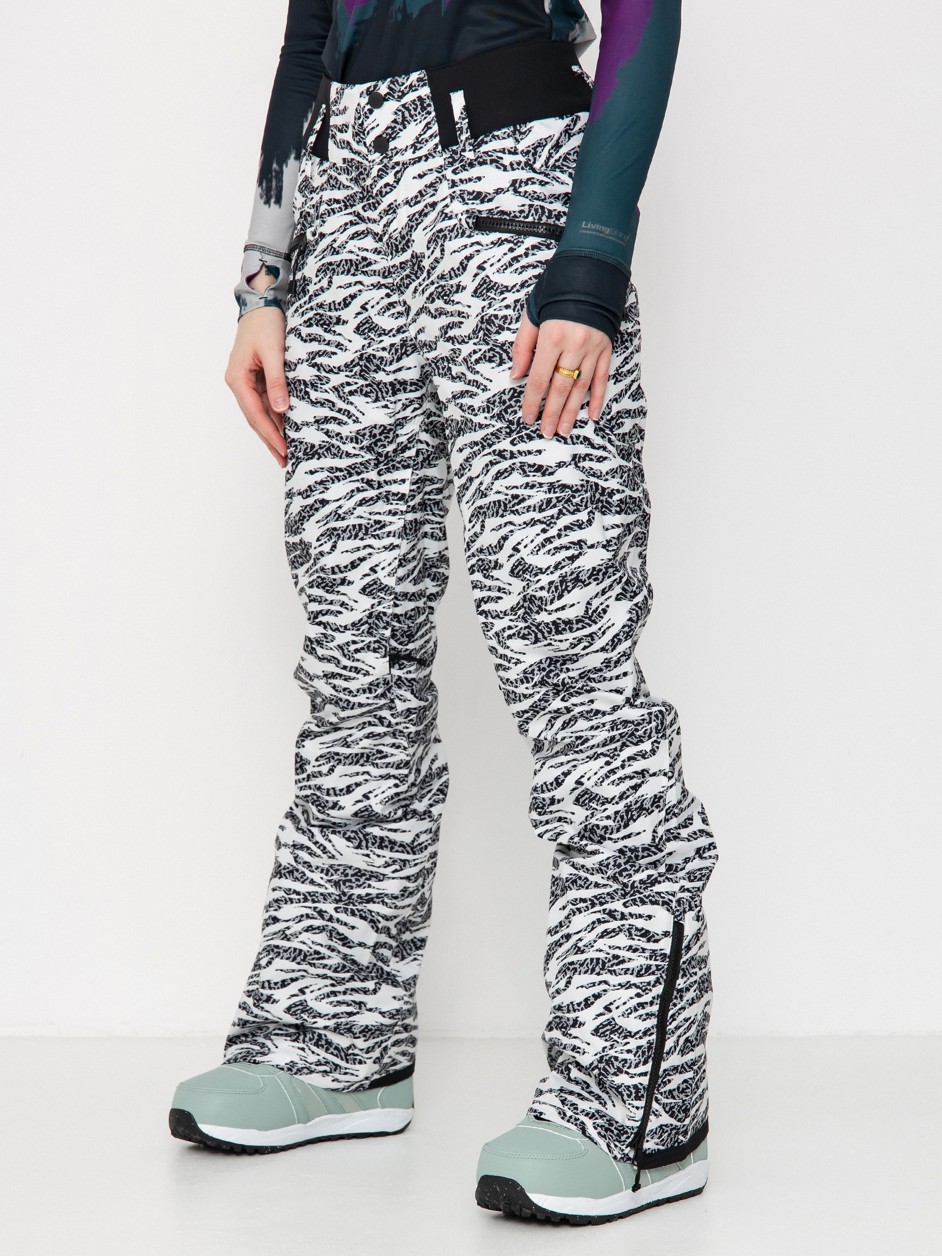 Дамско Сноуборд панталони Burton Marcy High Rise High Stretch (zebra camo)