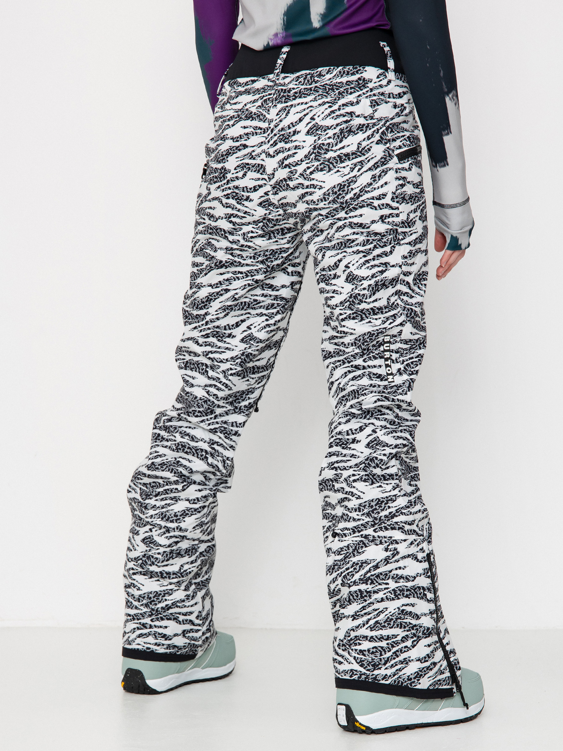 Дамско Сноуборд панталони Burton Marcy High Rise High Stretch (zebra camo)