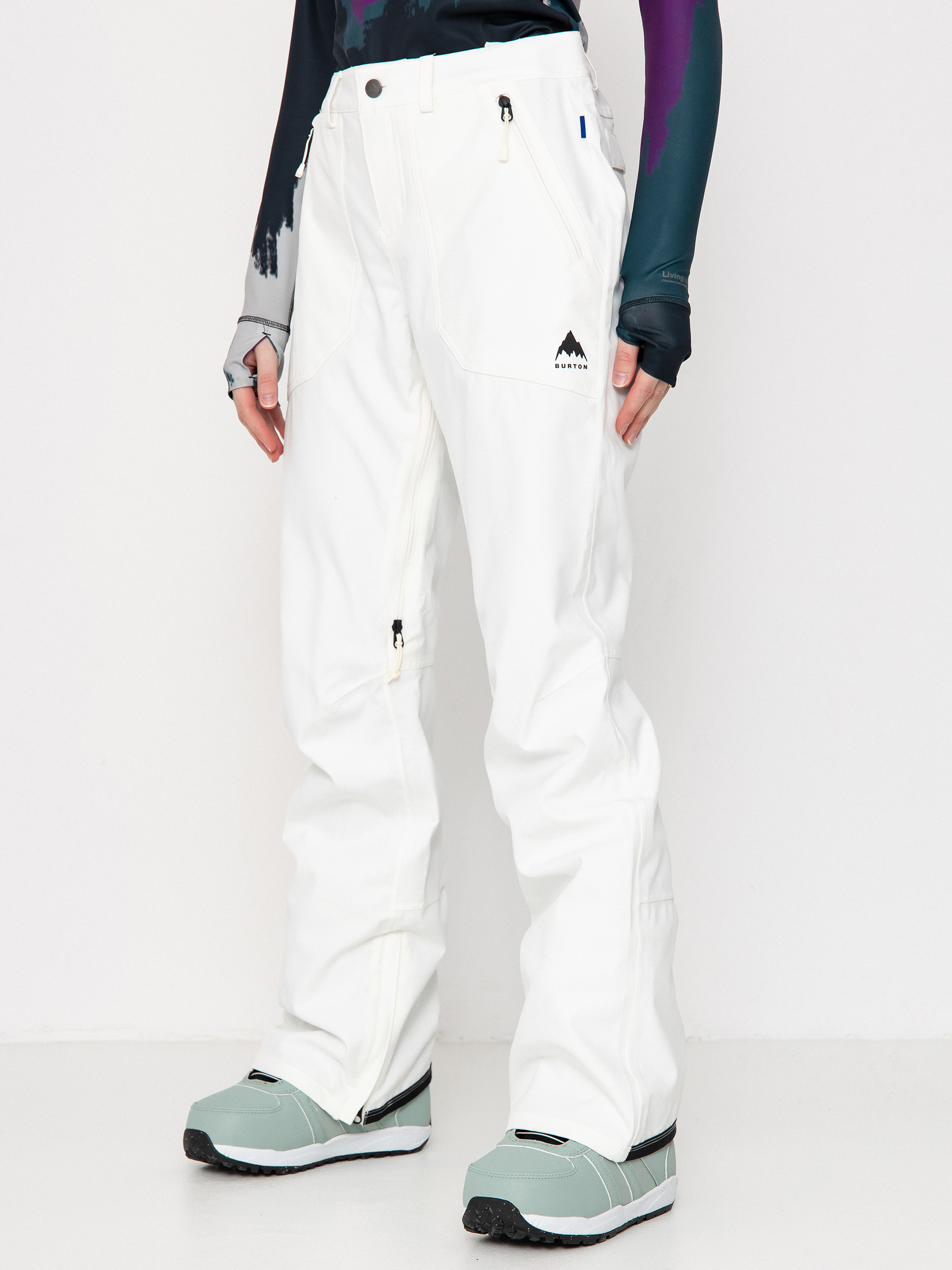 Дамско Сноуборд панталони Burton Vida Stretch (stout white)