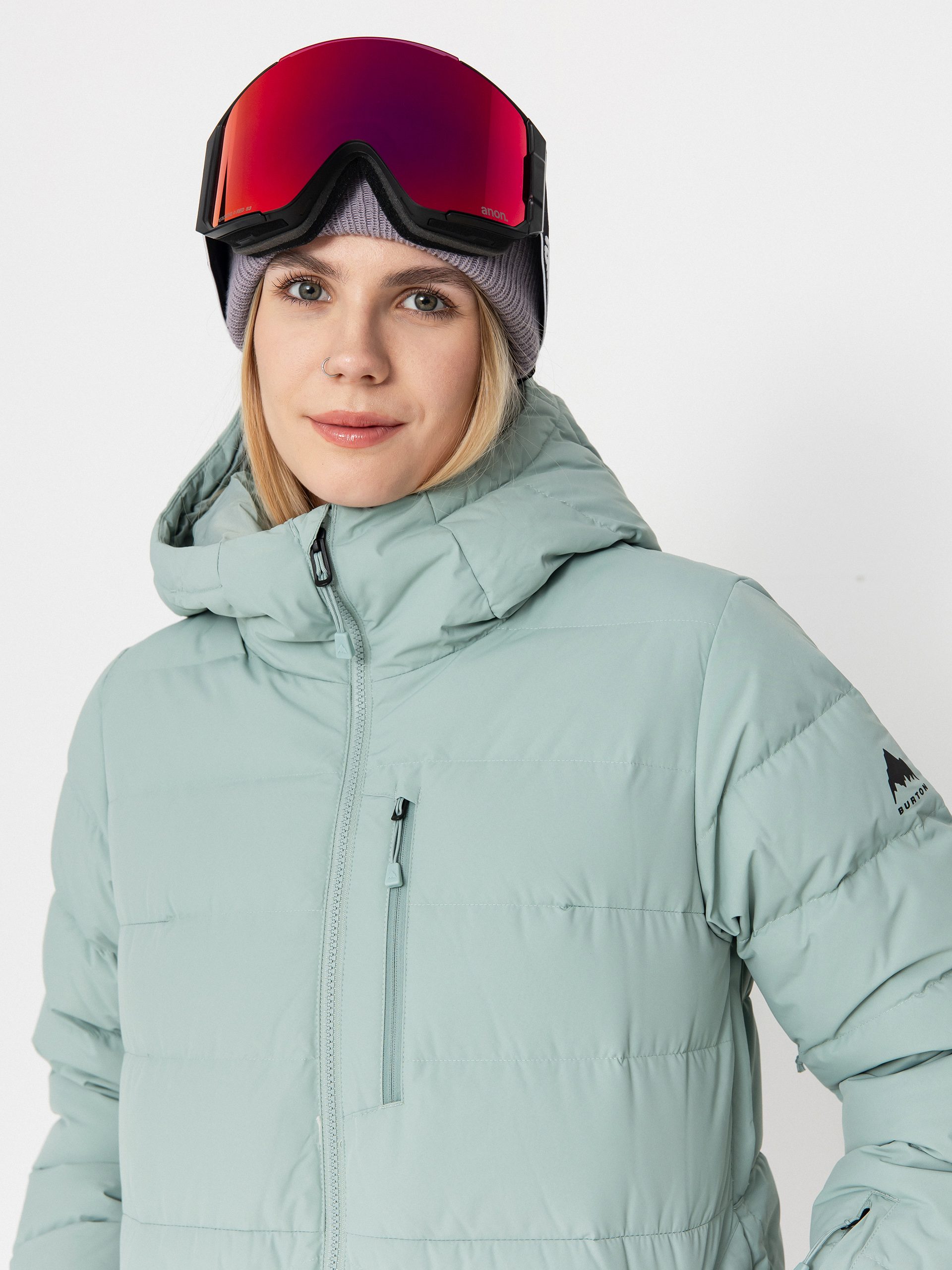 Дамска Сноуборд яке Burton Loyil Down (petrol green)