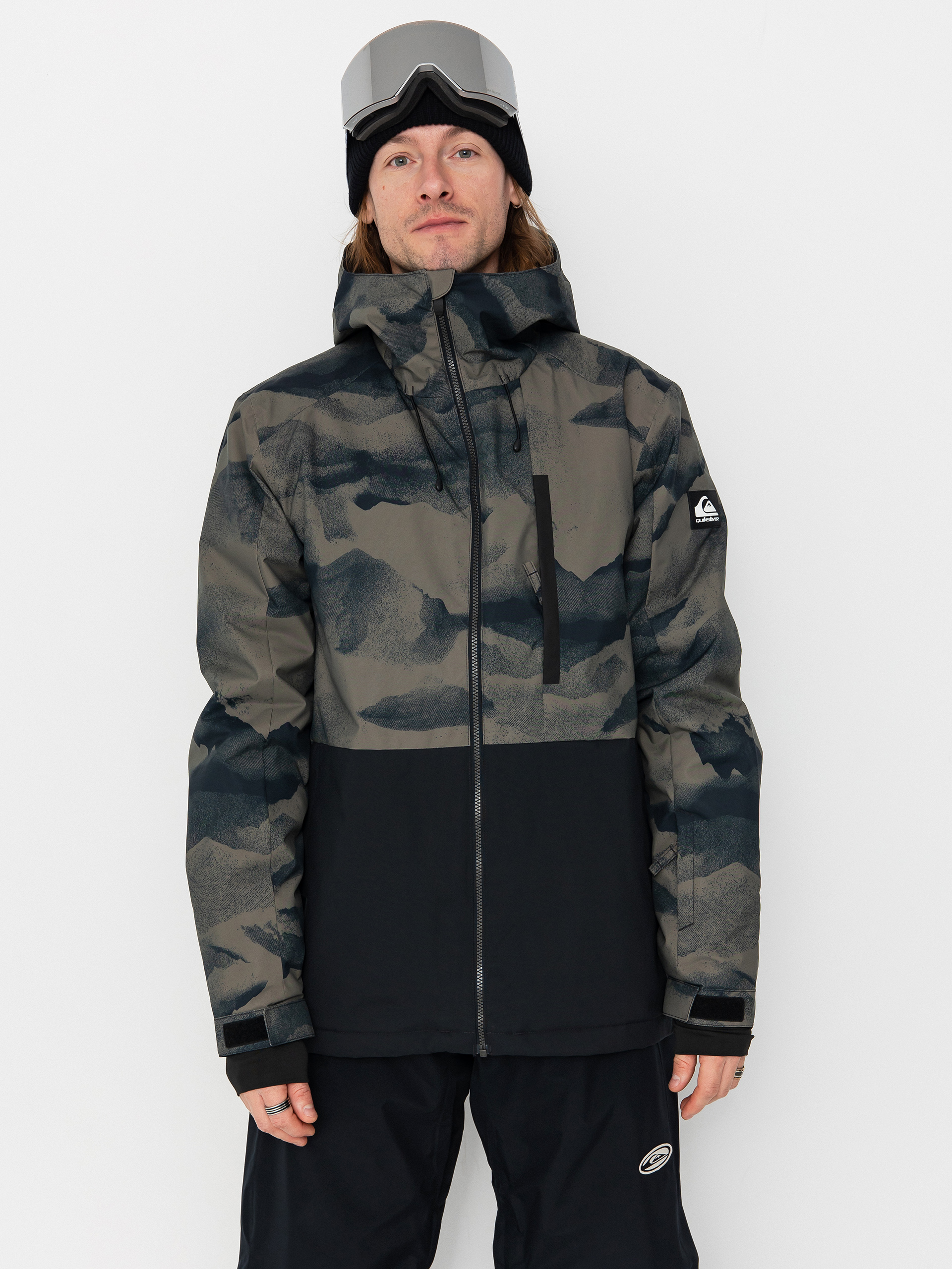 Сноуборд яке Quiksilver Mission Printed Block (mountain spray cante)