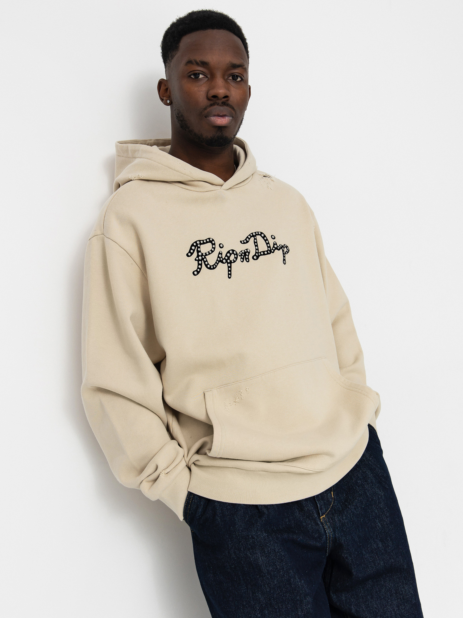 Суитшърт с качулка RipNDip Script HD