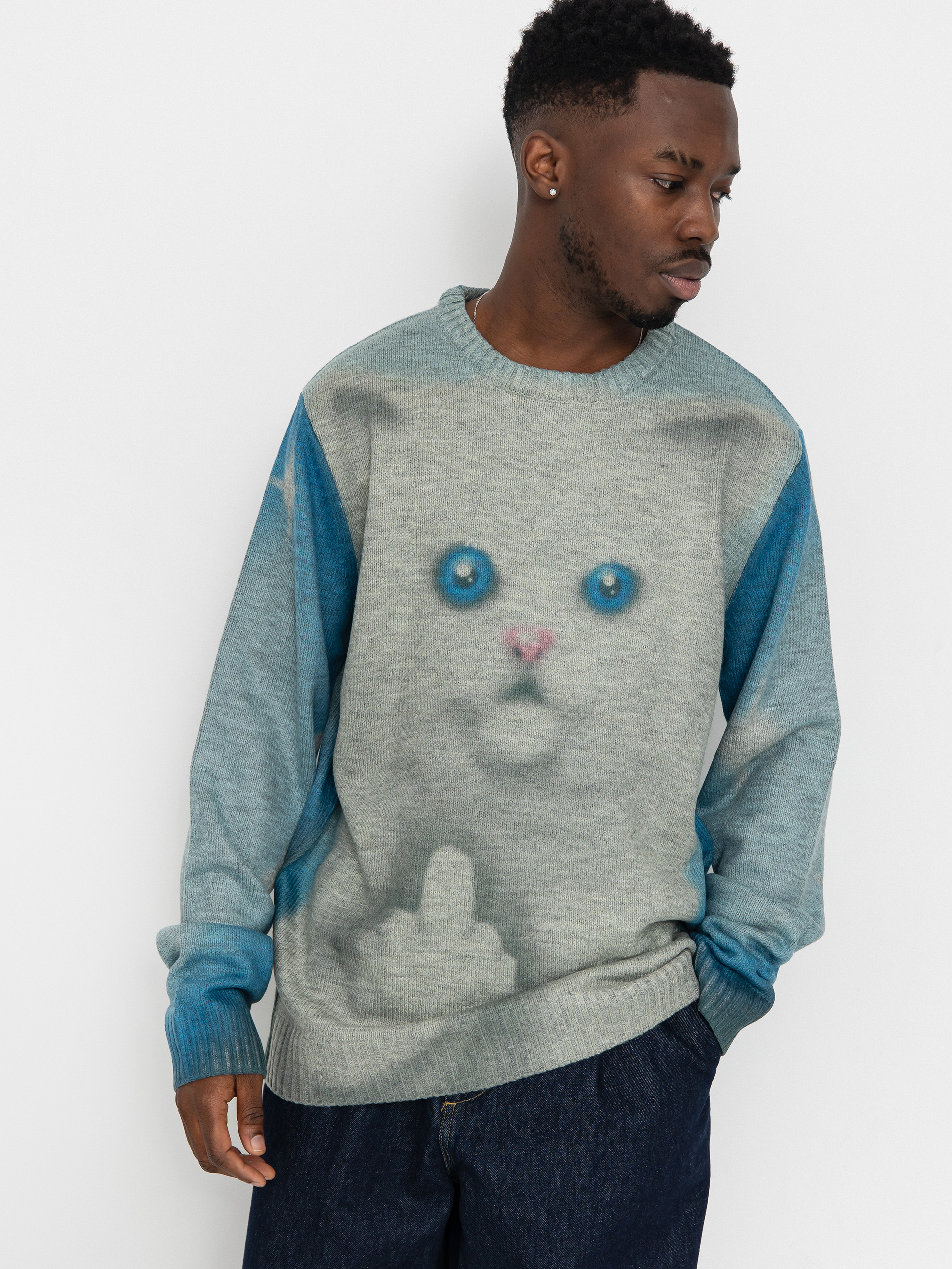 Пуловер RipNDip Sprinkles Knit (black/blue)