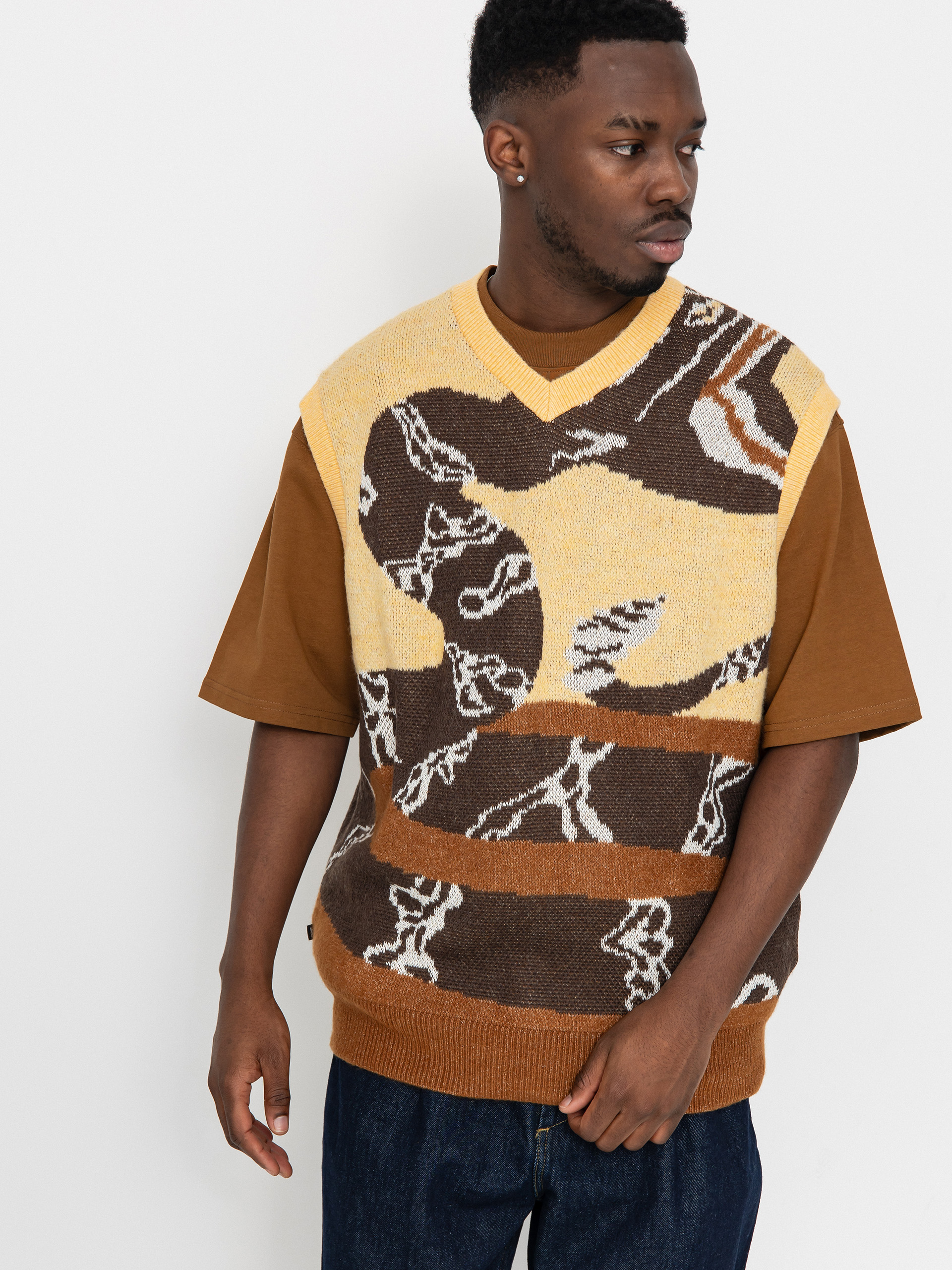 Елек Nike SB SL Sweater Snake (celestial gold/lt british tan)