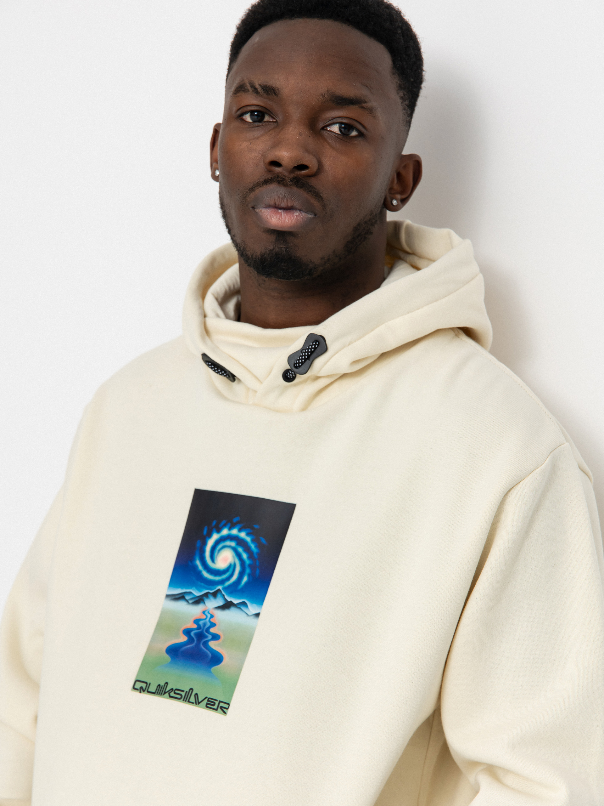 Мъжки Термо суитшърт Quiksilver Big Logo Tech HD (birch)